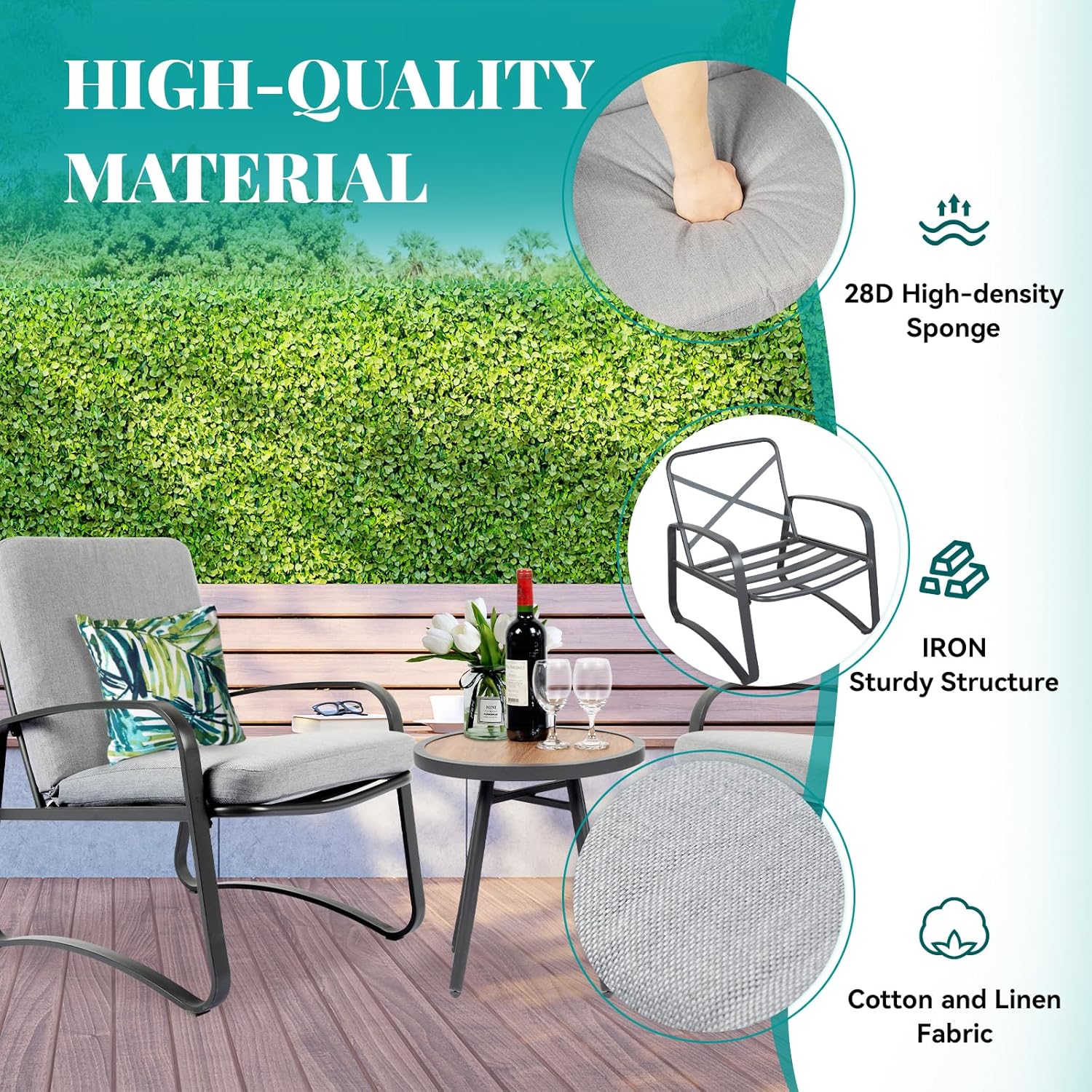 CESICIA SZ-LS-F39 Patio-Chairs - View #9