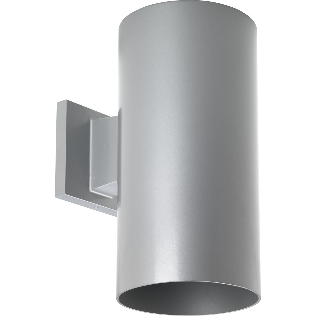 Progress Lighting P5641-82/30K Cylinder 12-in H Gray Hardwired Dark Sky Integrated LED Outdoor Wall Light