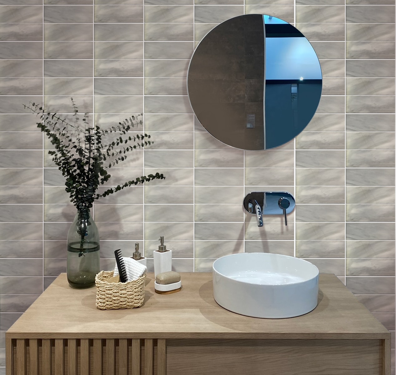 Apollo Tile Duchess Gray 4-in x 12-in Honed Natural Stone Marble Subway Floor and Wall Tile (5-sq. ft/ Carton)