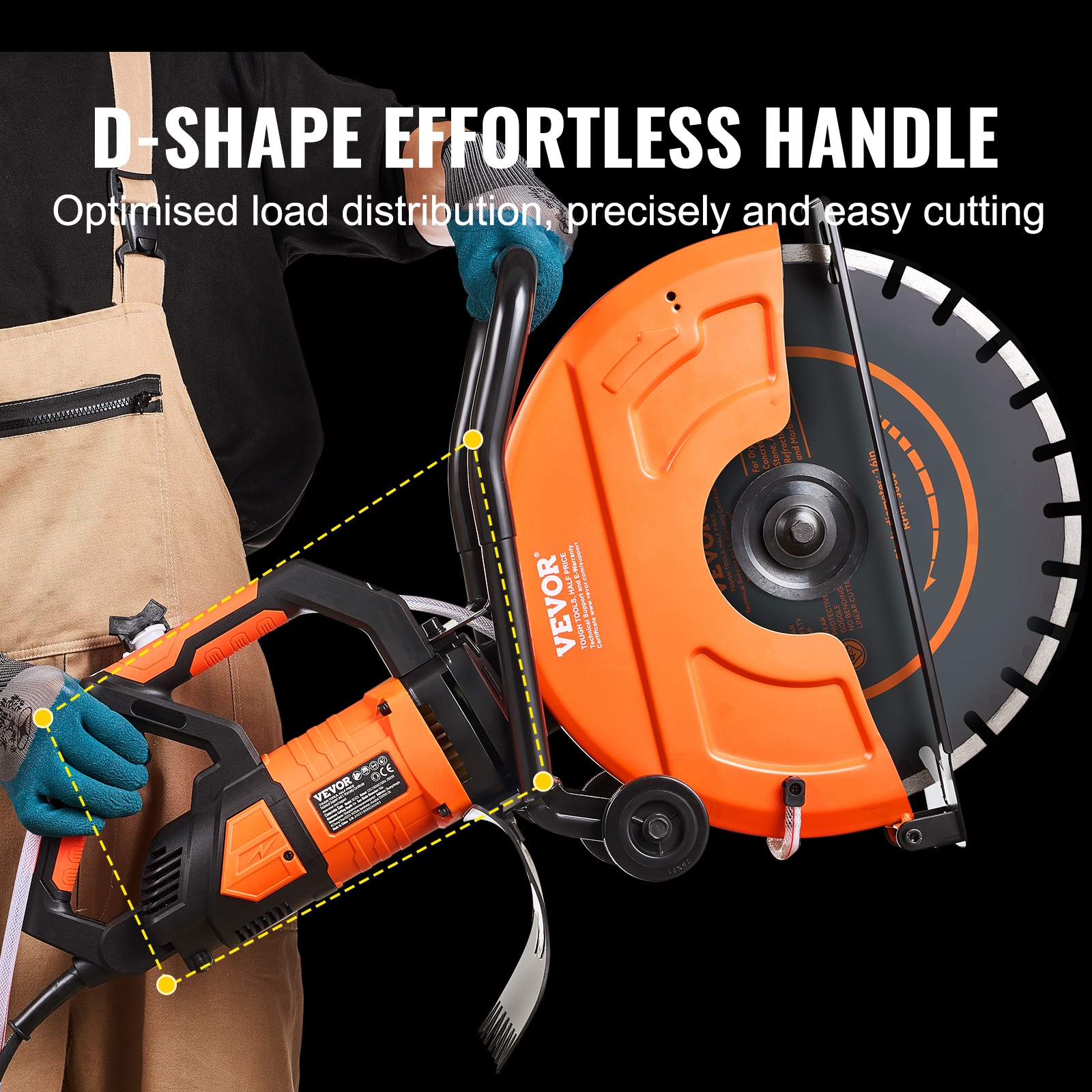 VEVOR D3200W16IN6INQIFQV1 Masonry-Saws - View #9