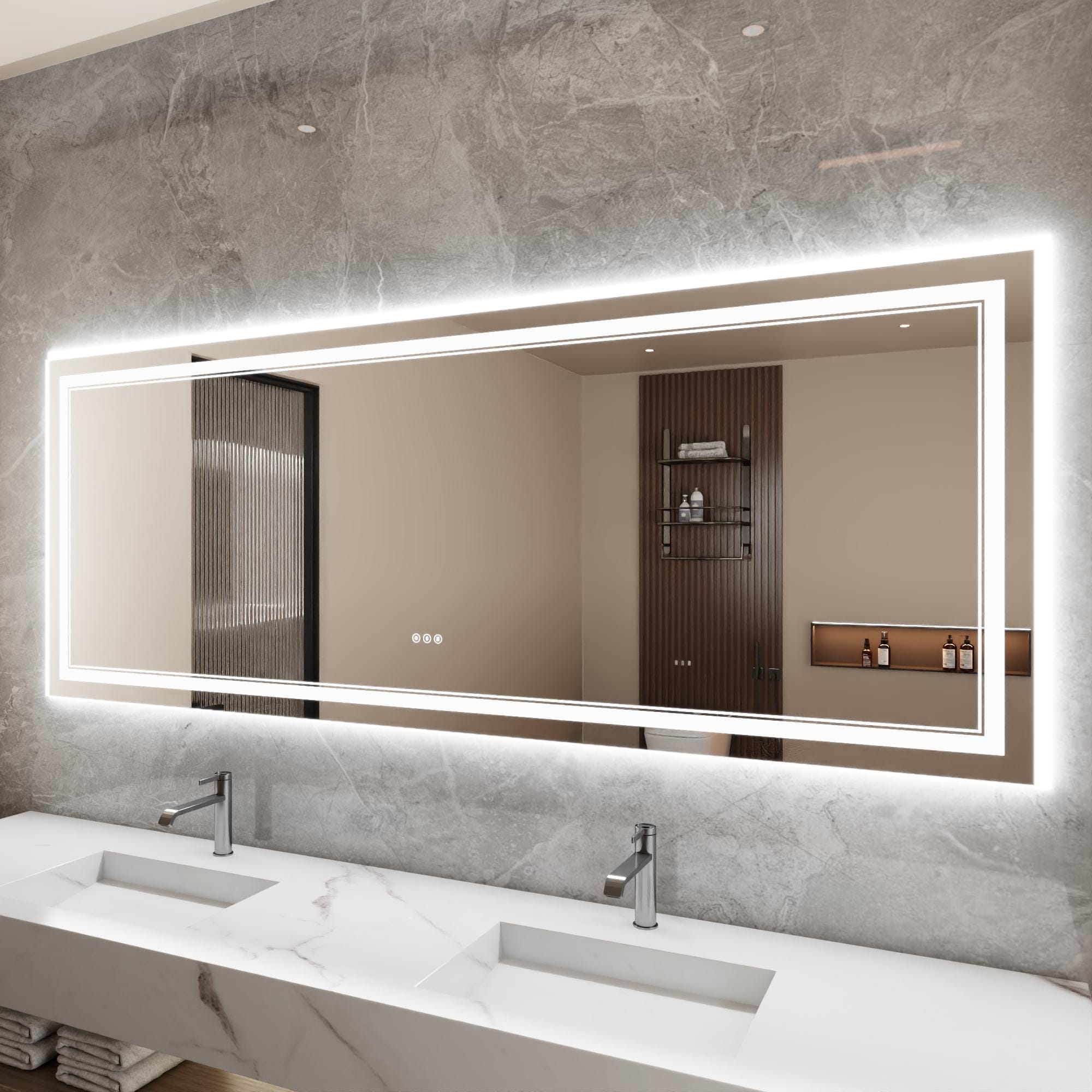 Bayfeve BFKF-4836D4-MIR Framed-Bath-Mirrors - View #5