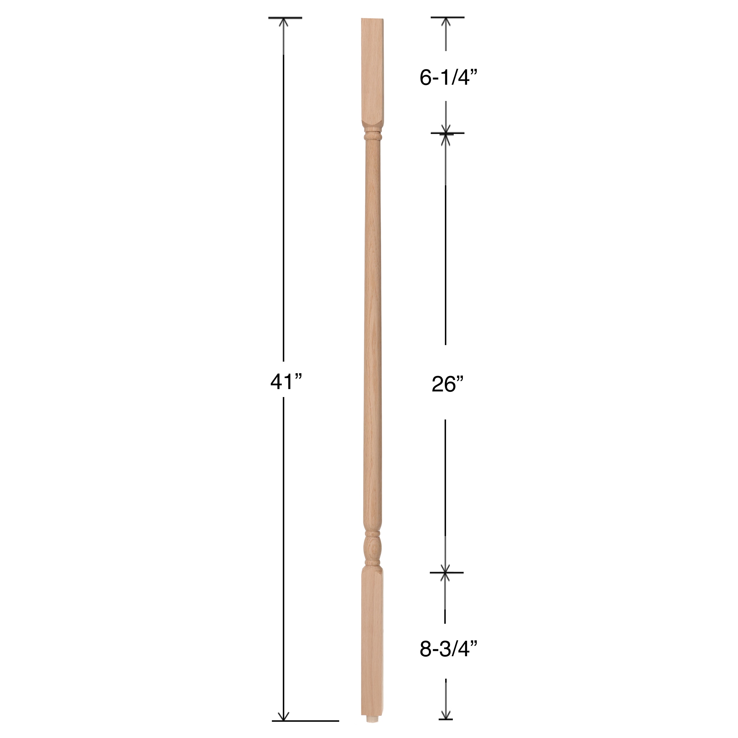 RELIABILT WG514141OAK Interior-Stairpart-Balusters - View #4