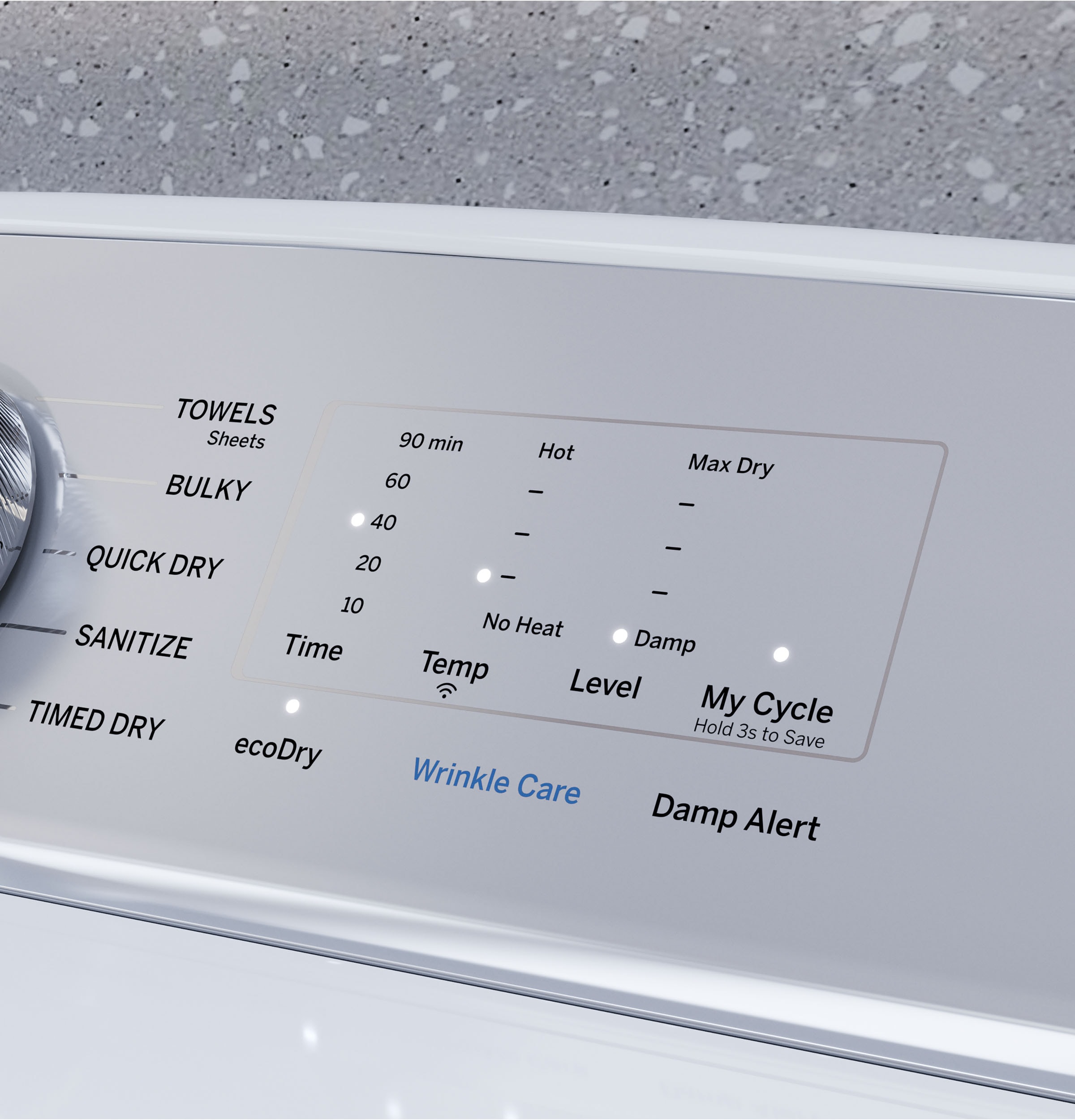 GE Profile 7.4-cu ft Reversible Side Swing Door Smart Gas Dryer