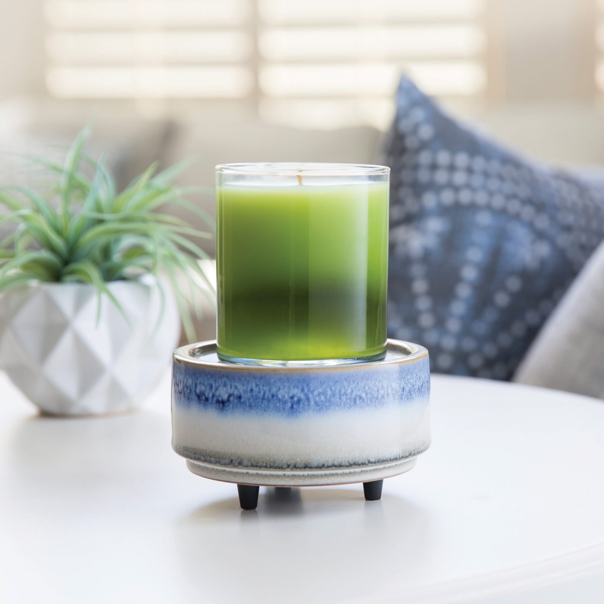 Candle Warmers Etc Horizon 2-In-1 Classic Warmer - Blue, Coastal