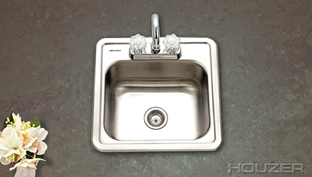 HOUZER 1515-6BS-1 Bar-Prep-Sinks - View #2