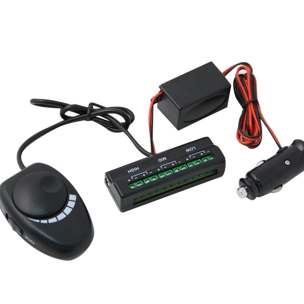  XS326225 Pilot Automotive CZ-3050 Matte Black LED Music Studio Mixer