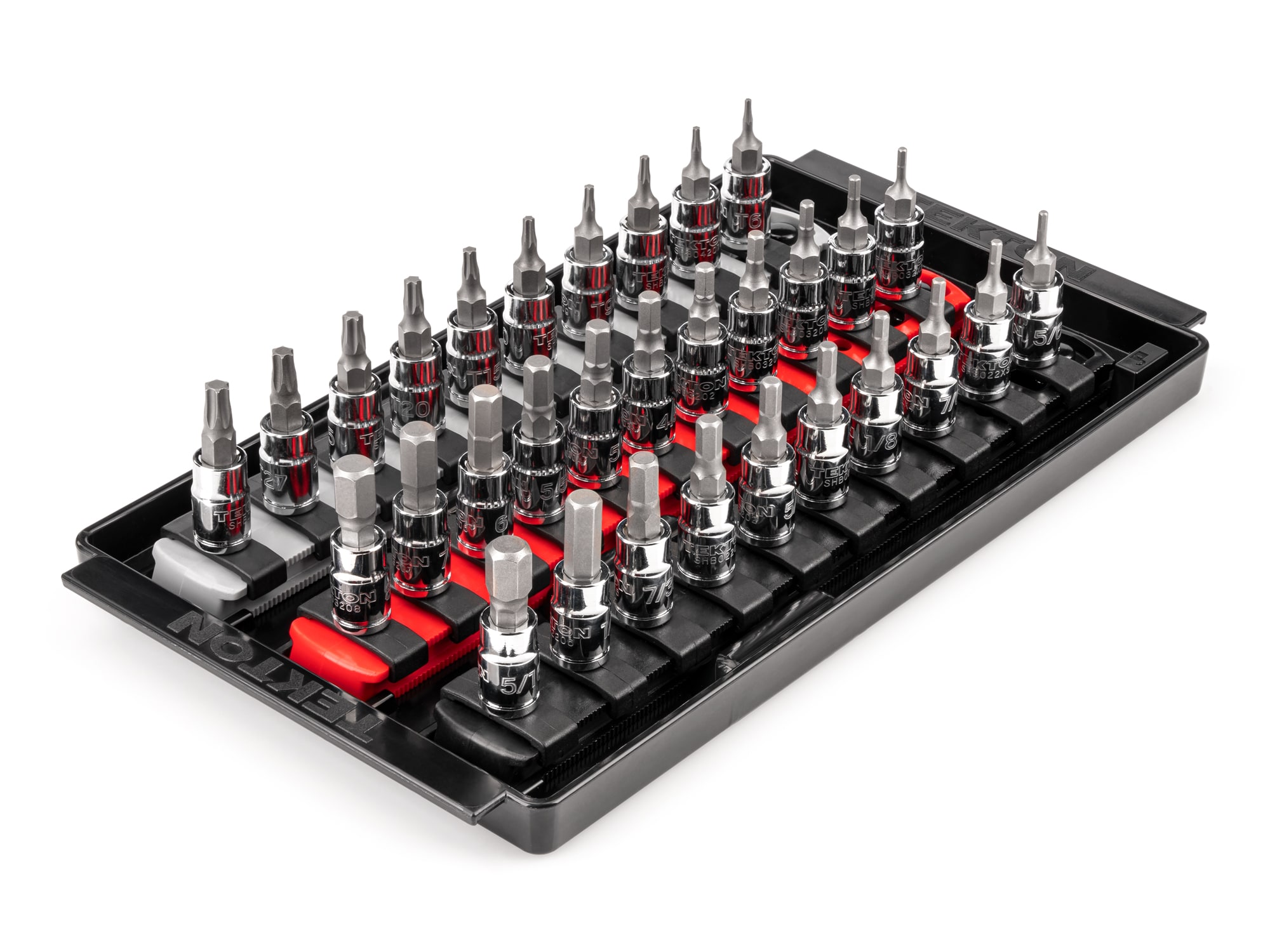 TEKTON SHB90204 31 -Piece 1/4-in Drive Set Hex/Torx Bit Driver Socket Set
