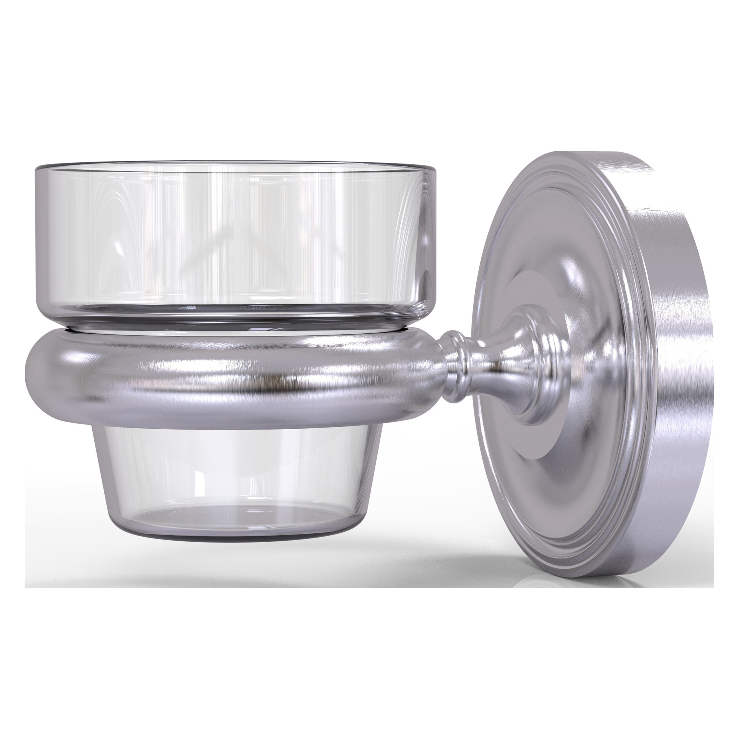 Allied Brass PR-64-SCH 2 -Piece Prestige Regal Satin Chrome Decorative Bathroom Hardware Set Included