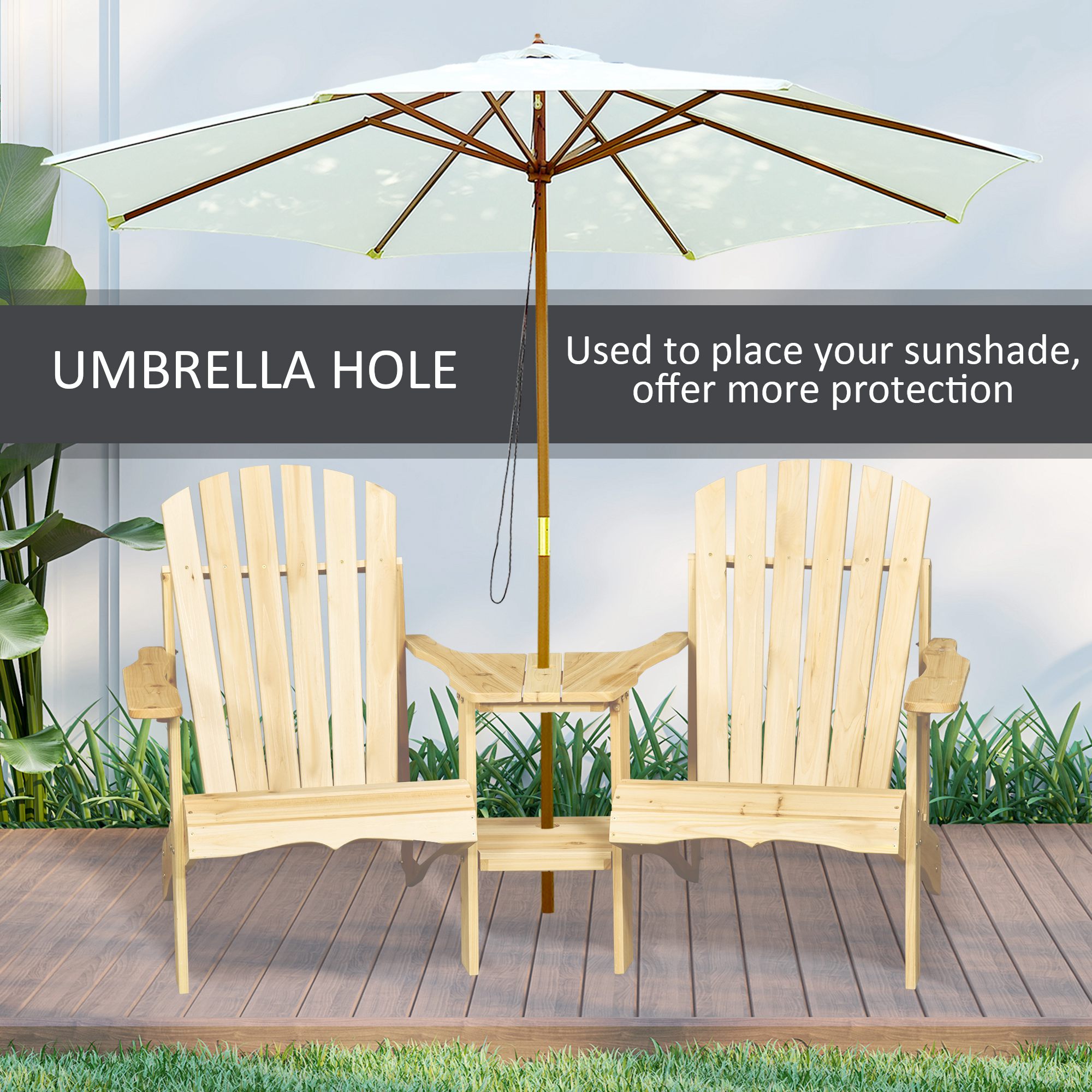 Forclover HYFE-70605WH Patio-Conversation-Sets - View #5