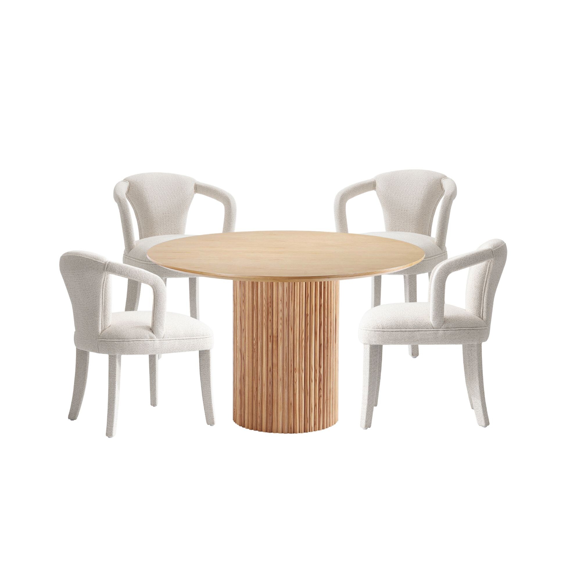 Manhattan Comfort 4-DT03DC088AR-NAIV Dining-Sets - View #2