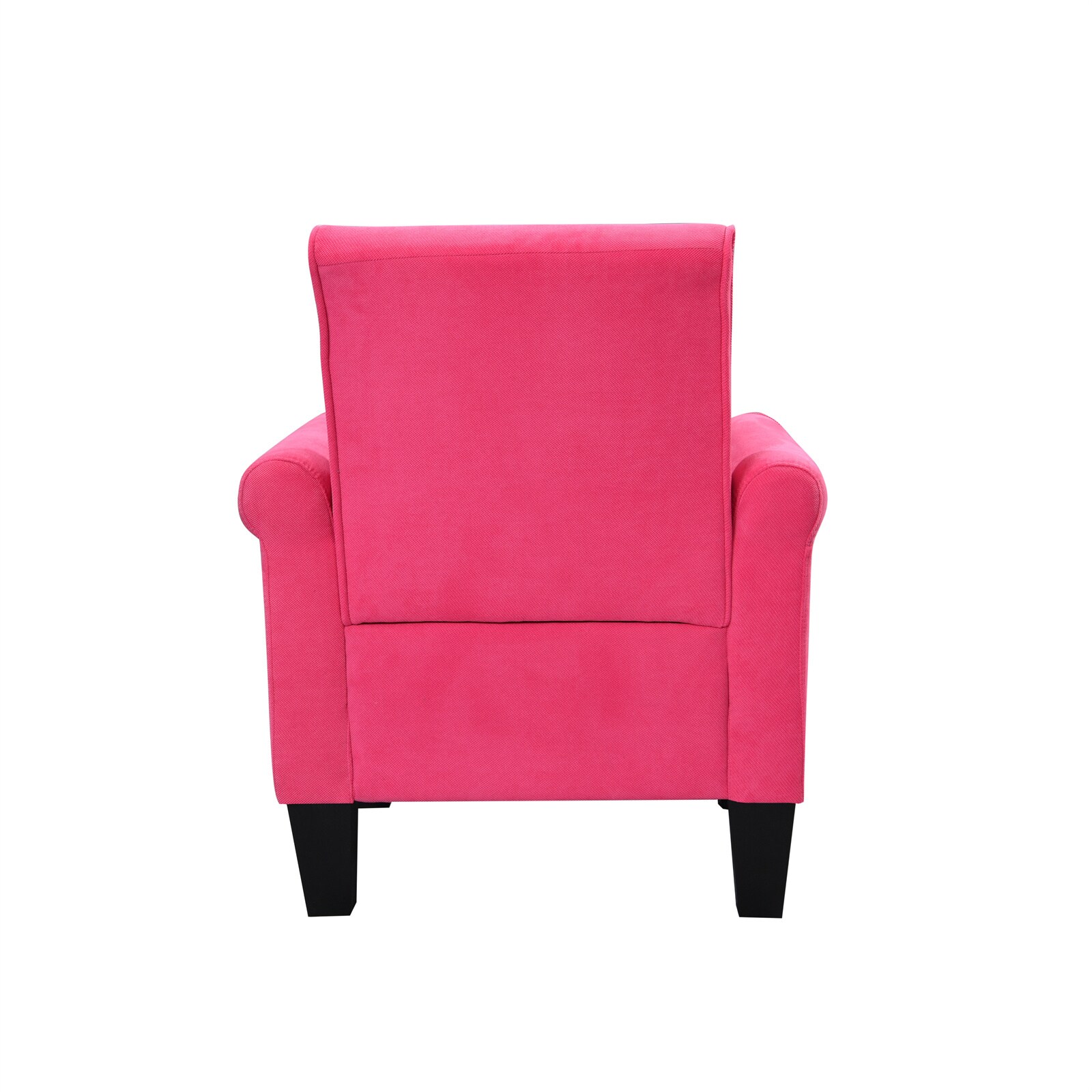 BESTCOSTY Pink Modern Accent Chair with High Quality Fabric and ...