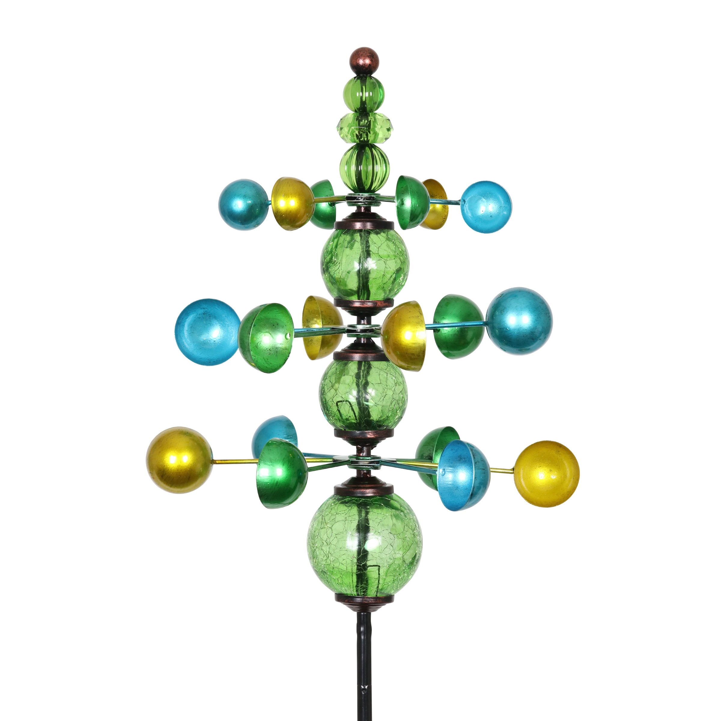 Exhart 16658-RS 48-in Teal Metal Stake