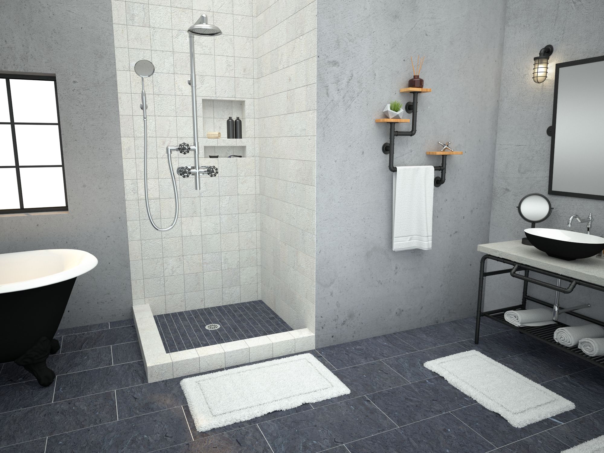 Tile Redi P4848CDLPVC Shower-Floors - View #4
