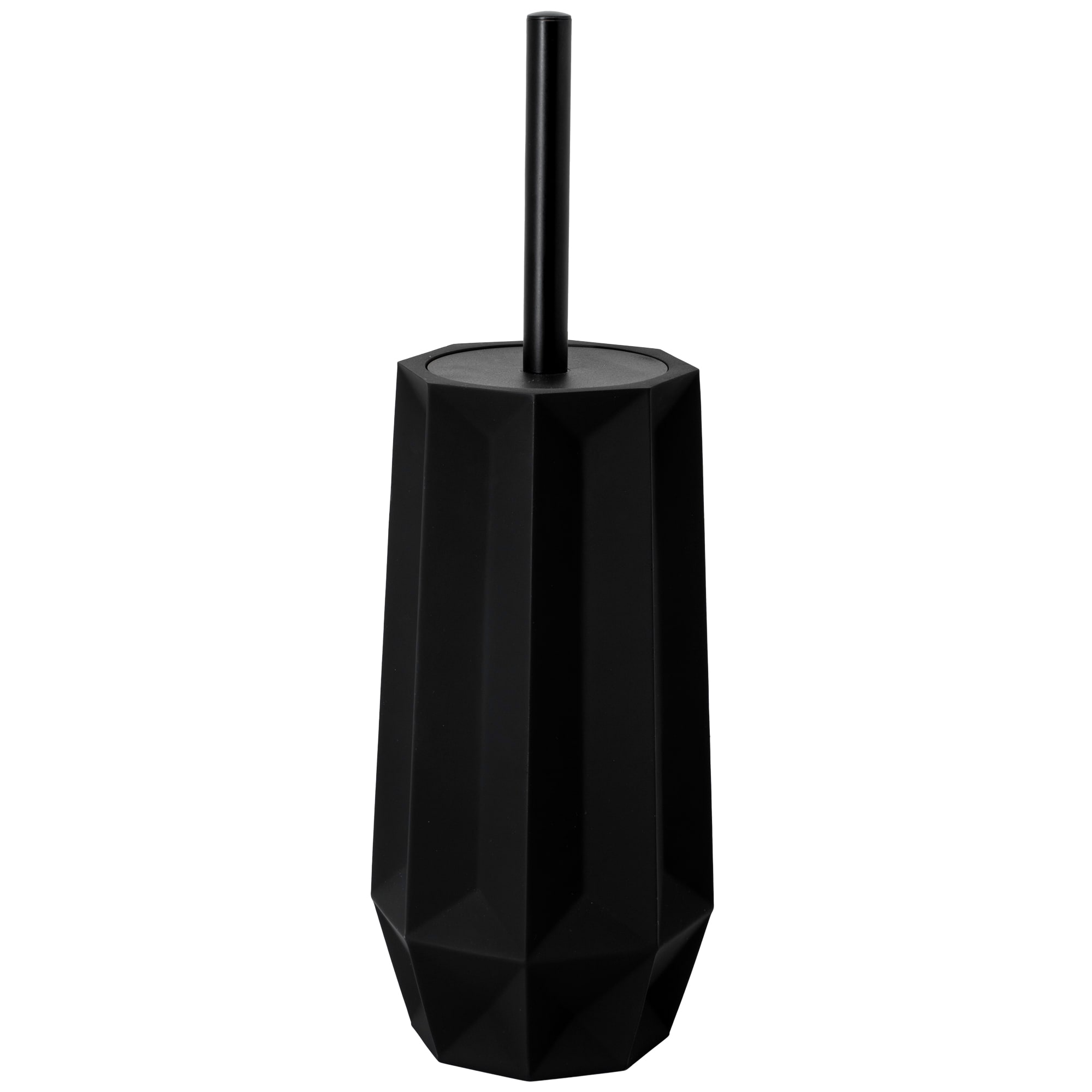ACENTO TB42510-SBK Poly fiber Toilet Brush with Brush Holder