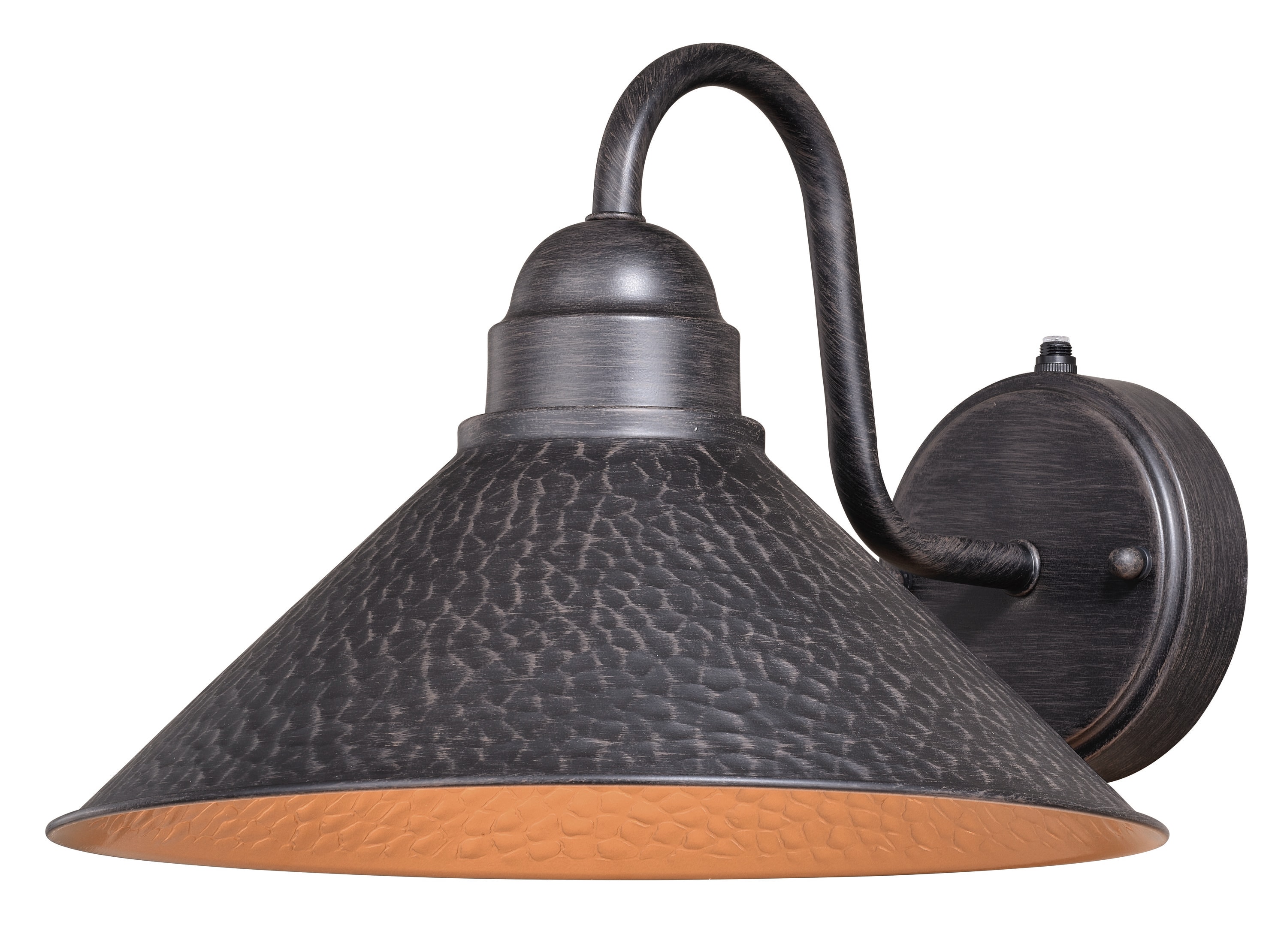 Cascadia T0350 Outland 1 -Light 9-in H Matte Black Hardwired Dark Sky Dusk to Dawn Outdoor Wall Light