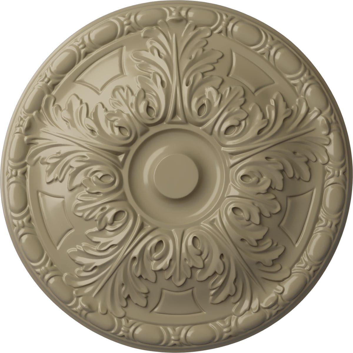 Ekena Millwork CM16GAGDF Granada 15.75-in W x 15.75-in L Painted Gobi Desert Polyurethane Whole Ceiling Medallion