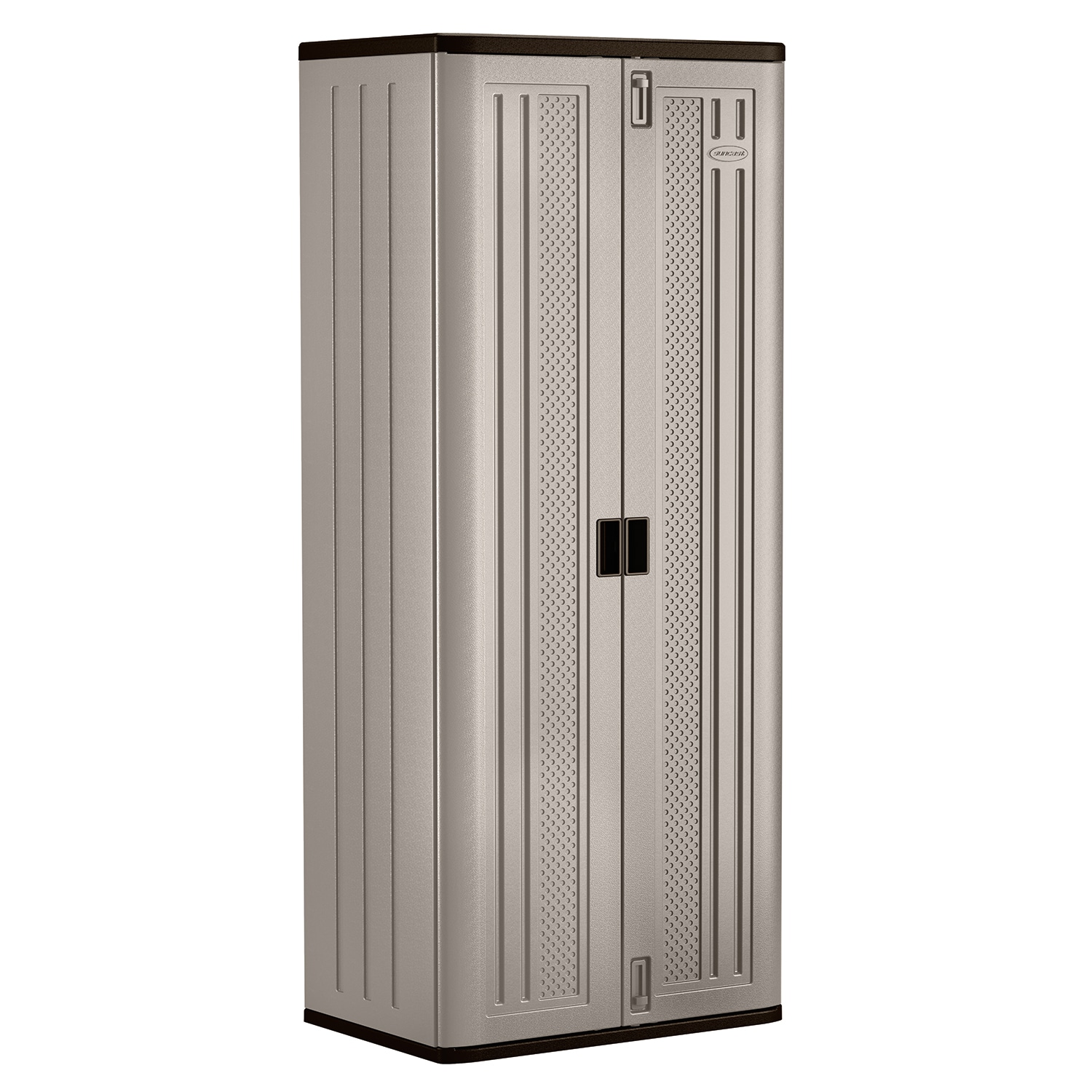 Keter Utility Cabinets Plastic Freestanding Garage Cabinet in Gray (27-in W x 38.58-in H x 14.75-in D)