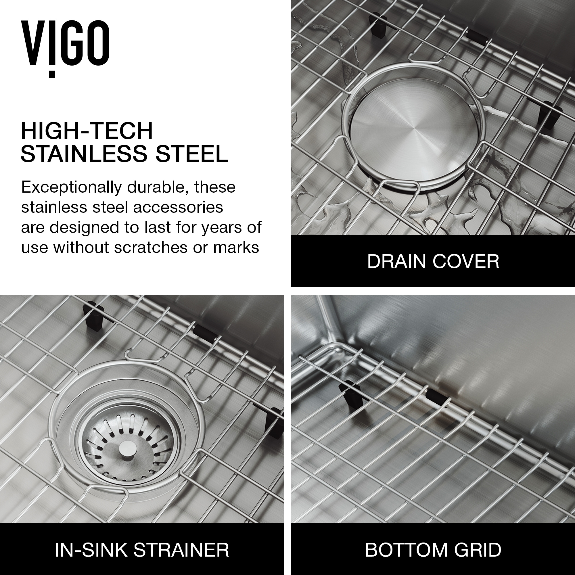 VIGO VGS3620BLSA Kitchen-Sinks - View #13