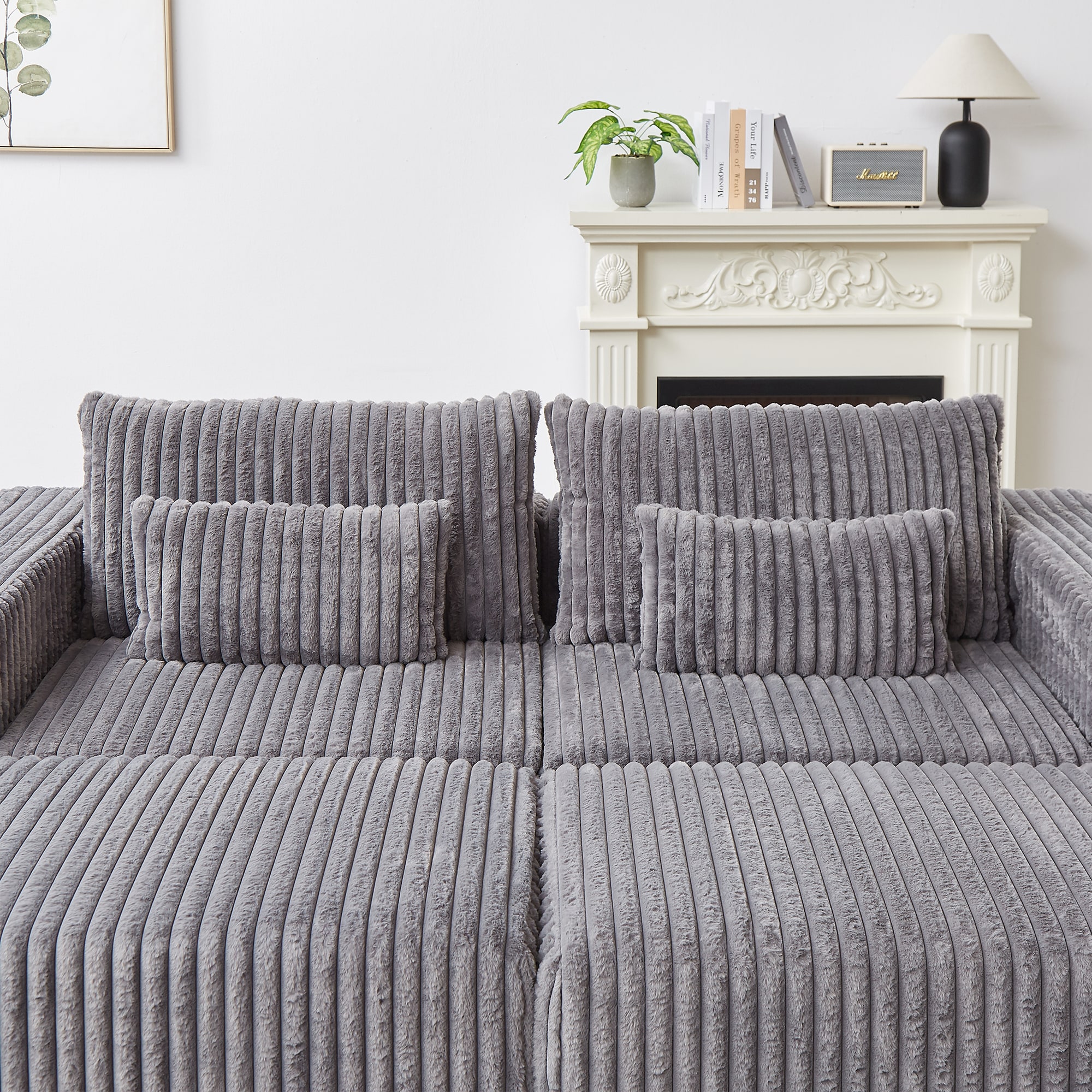 SINOFURN SYA020370GY Sofas-Loveseats - View #4