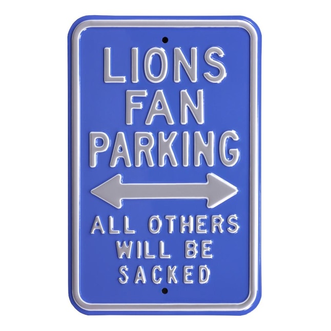 Detroit Lions Street Sign