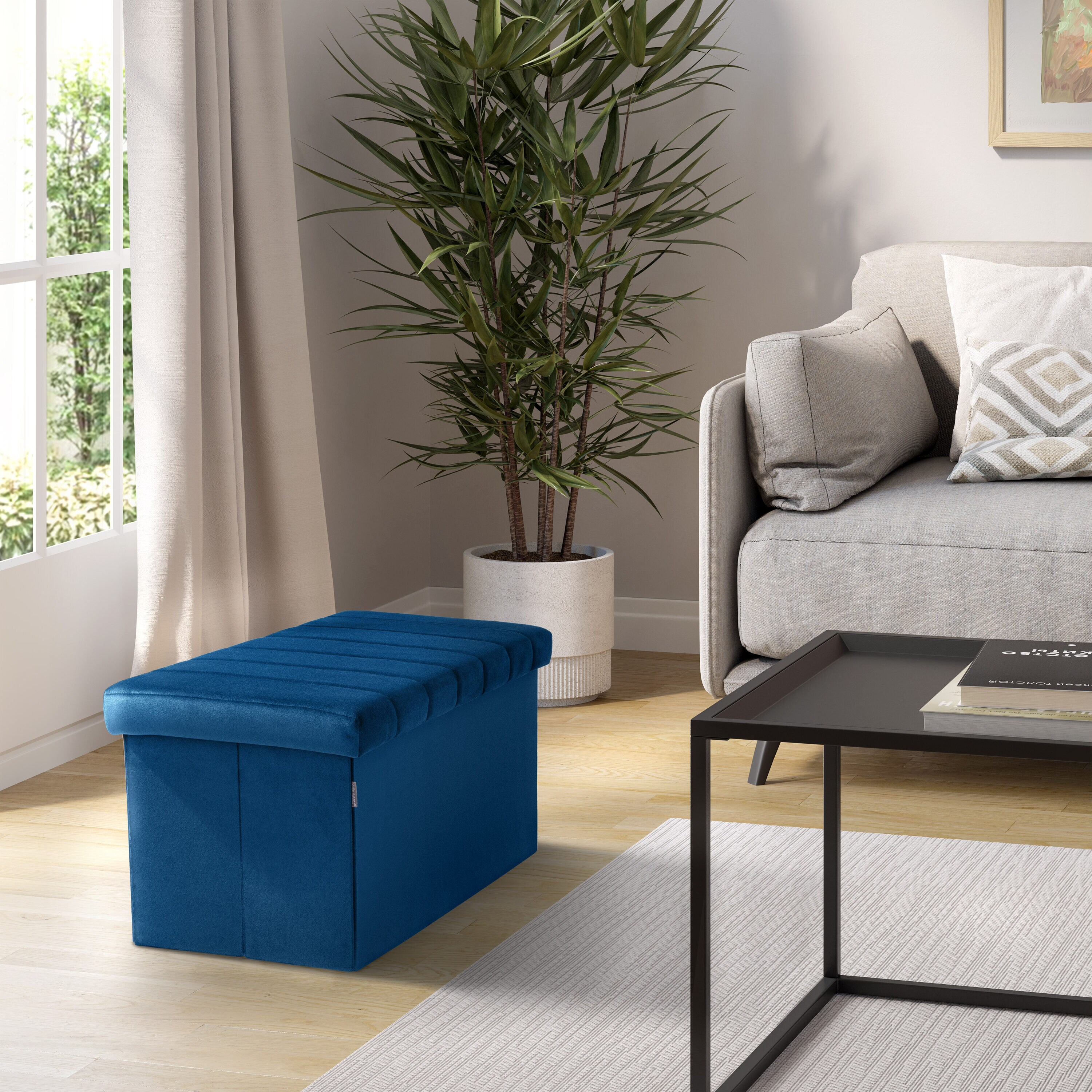 Seville Classics STR30256 Indoor-Ottomans - View #7