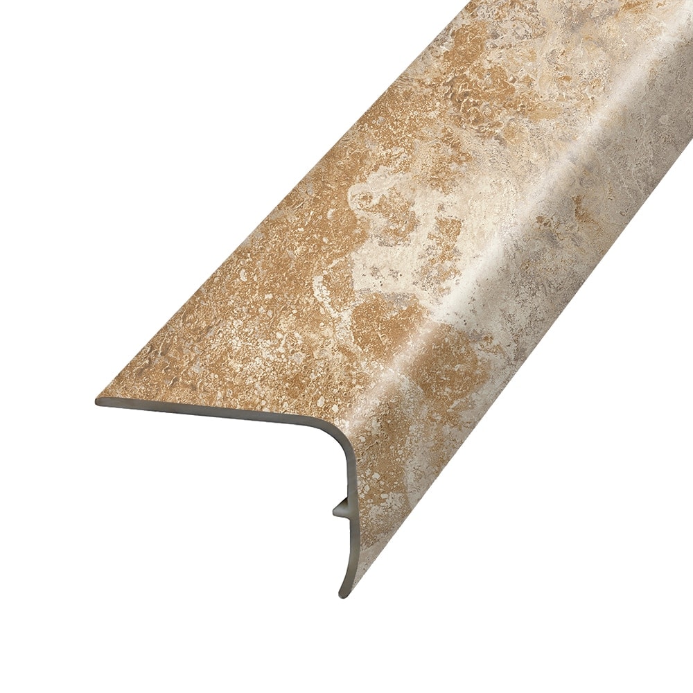 Project Source VSNPL-06765 1.88-Inches x 78.7-Inches x 1.32-Inches Alexandria Prefinished Vinyl Overlap Stair Nosing