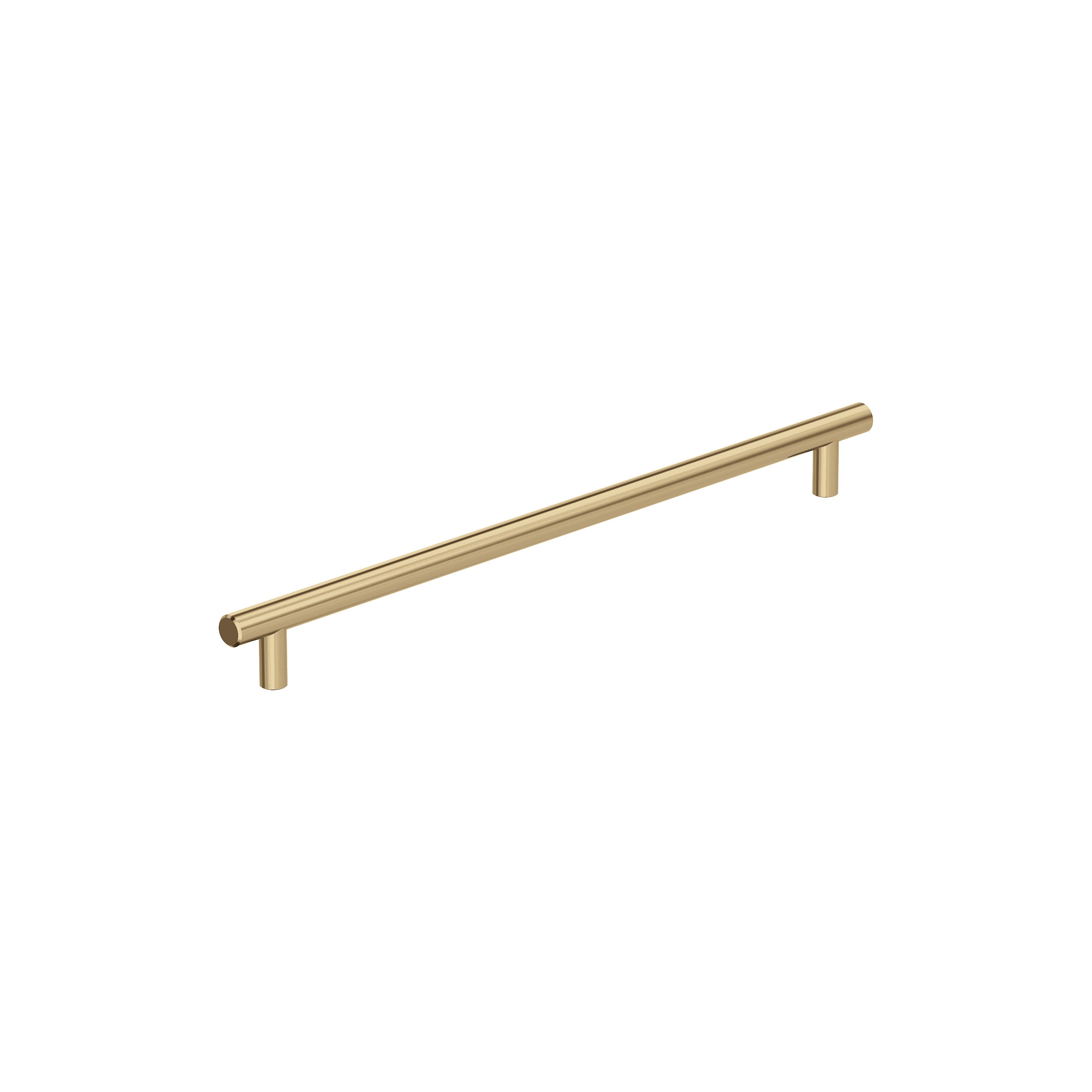 Amerock BP54025CZ Bar Pulls 18-in , 457mm Center to Center Champagne Bronze Cylindrical Appliance For Use on Appliances Drawer Pulls
