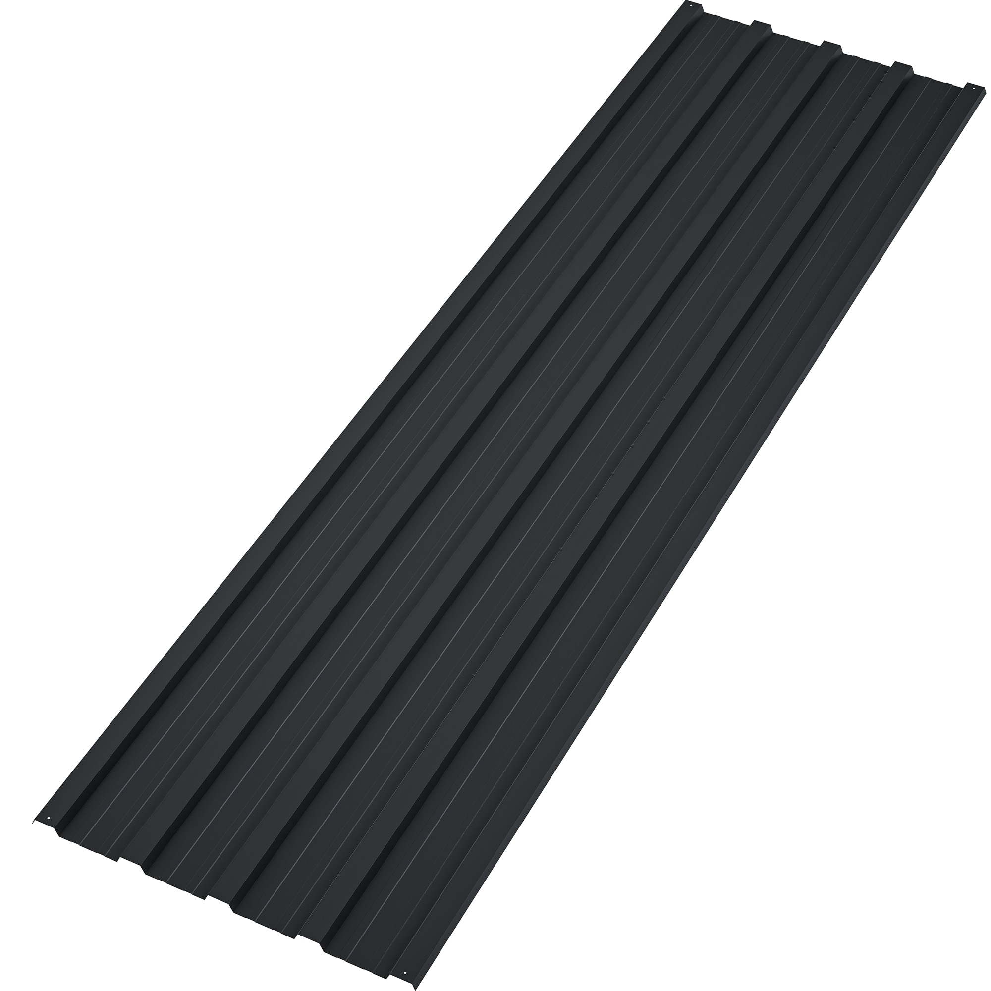 Thanaddo Metal Roof Panels 25 pcs 60.63 inch Galvanized Steel Corrugated Tin Roofing Panels Gazebo Top Cover Garages Sheds and Mobile Homes Black