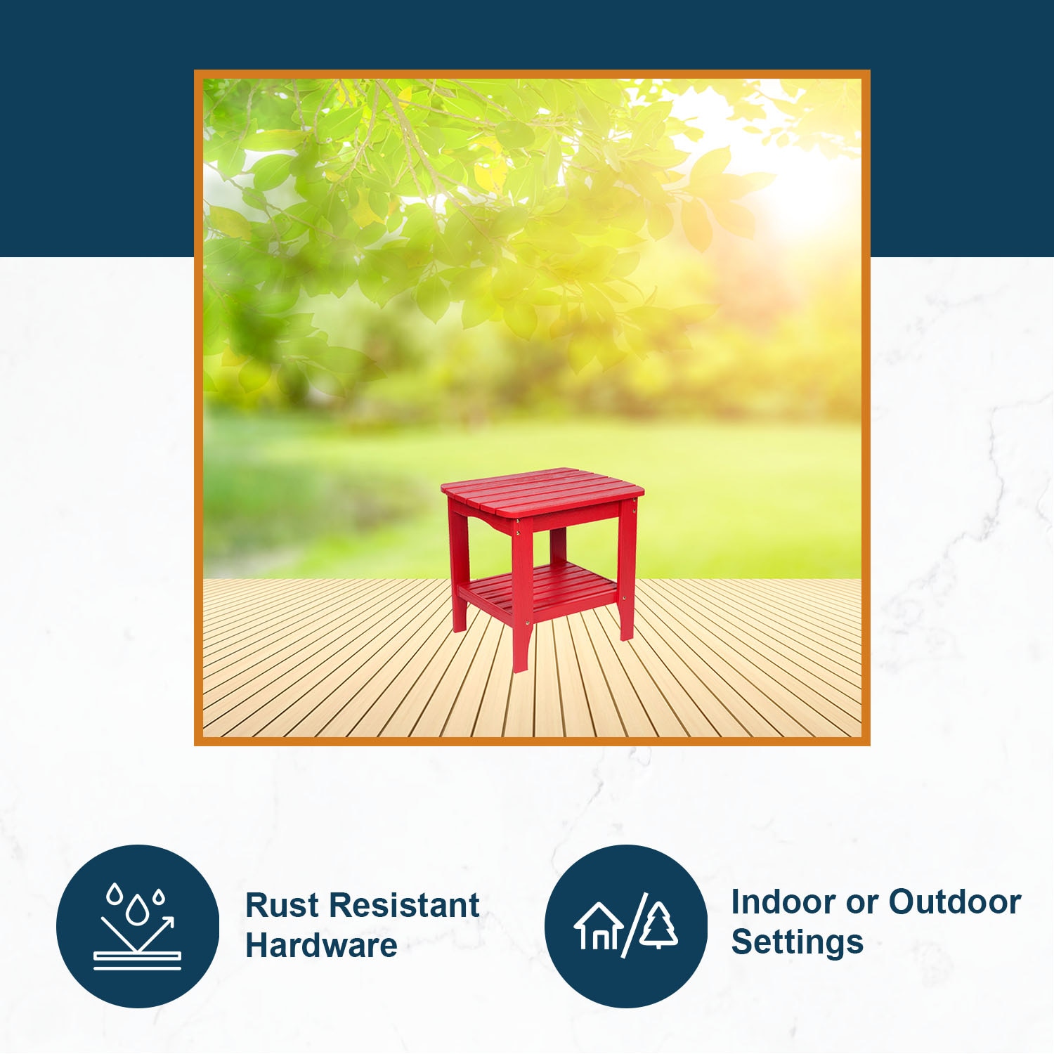 Shine Company 4113CR Patio-Tables - View #5