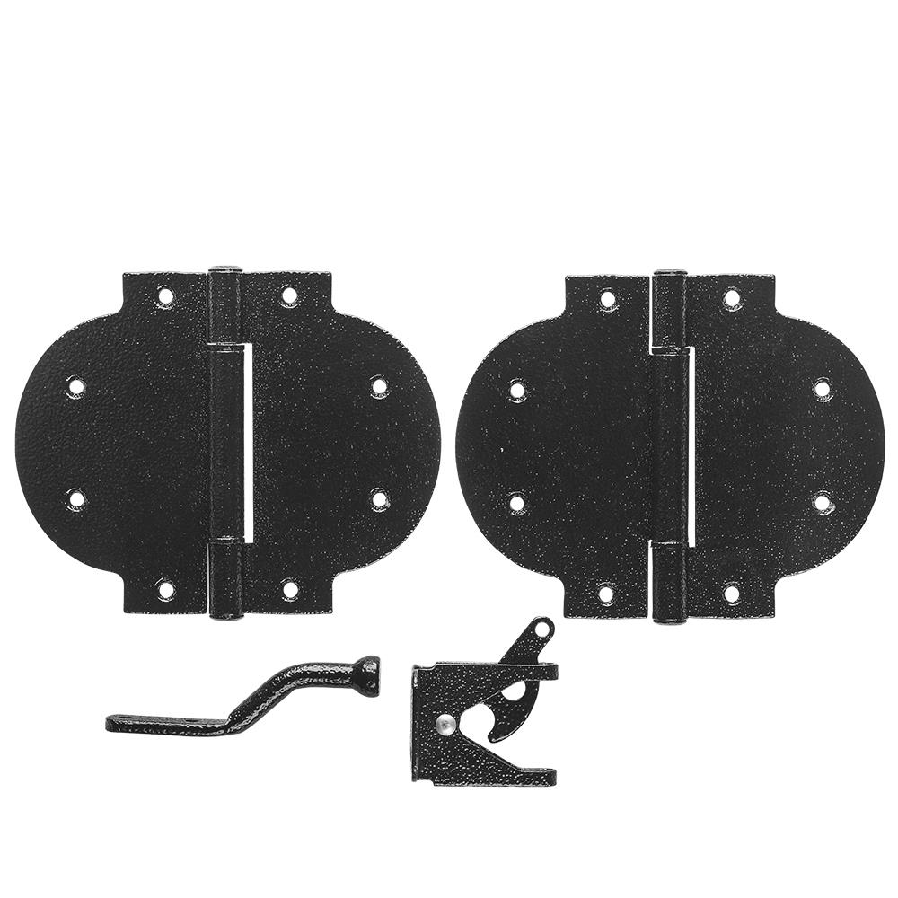 National Hardware N109-019 4-1/8-in Black Gate hardware kit