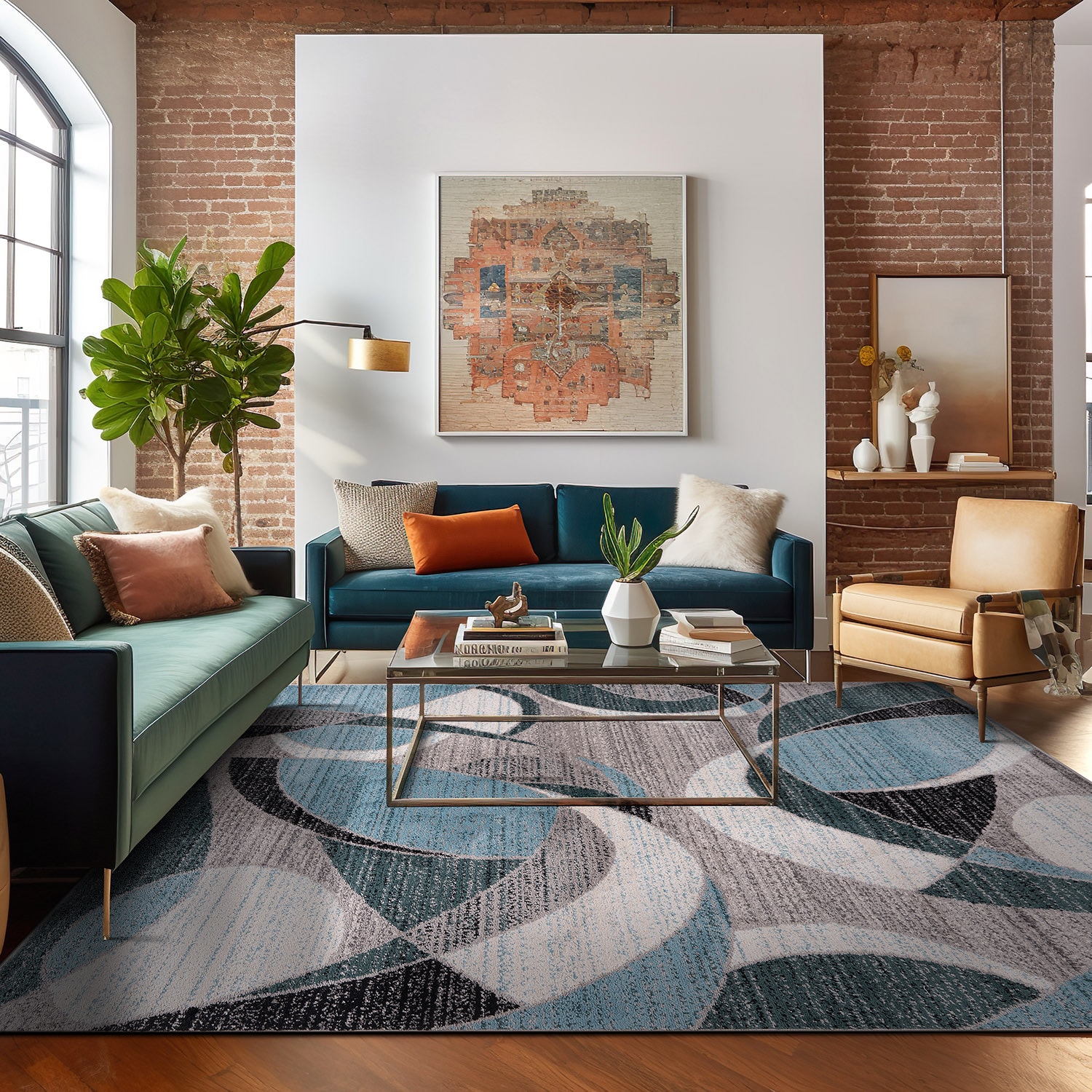 World Rug Gallery 393BLUE8X10 rugs - View #8