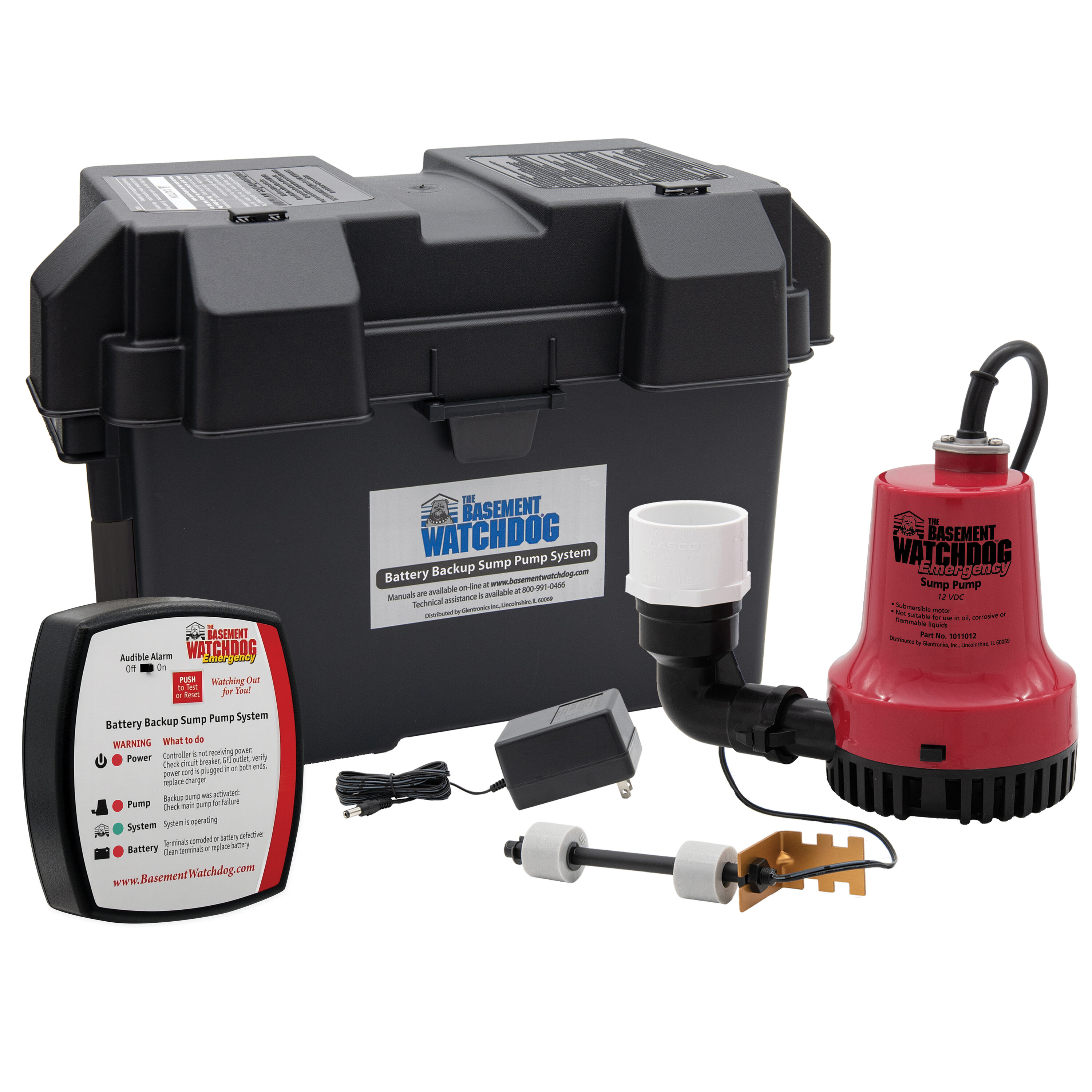 Basement Watchdog BWE 1/3-HP 115 -Volt 33.3-Gallon Thermoplastic Battery-powered sump pump