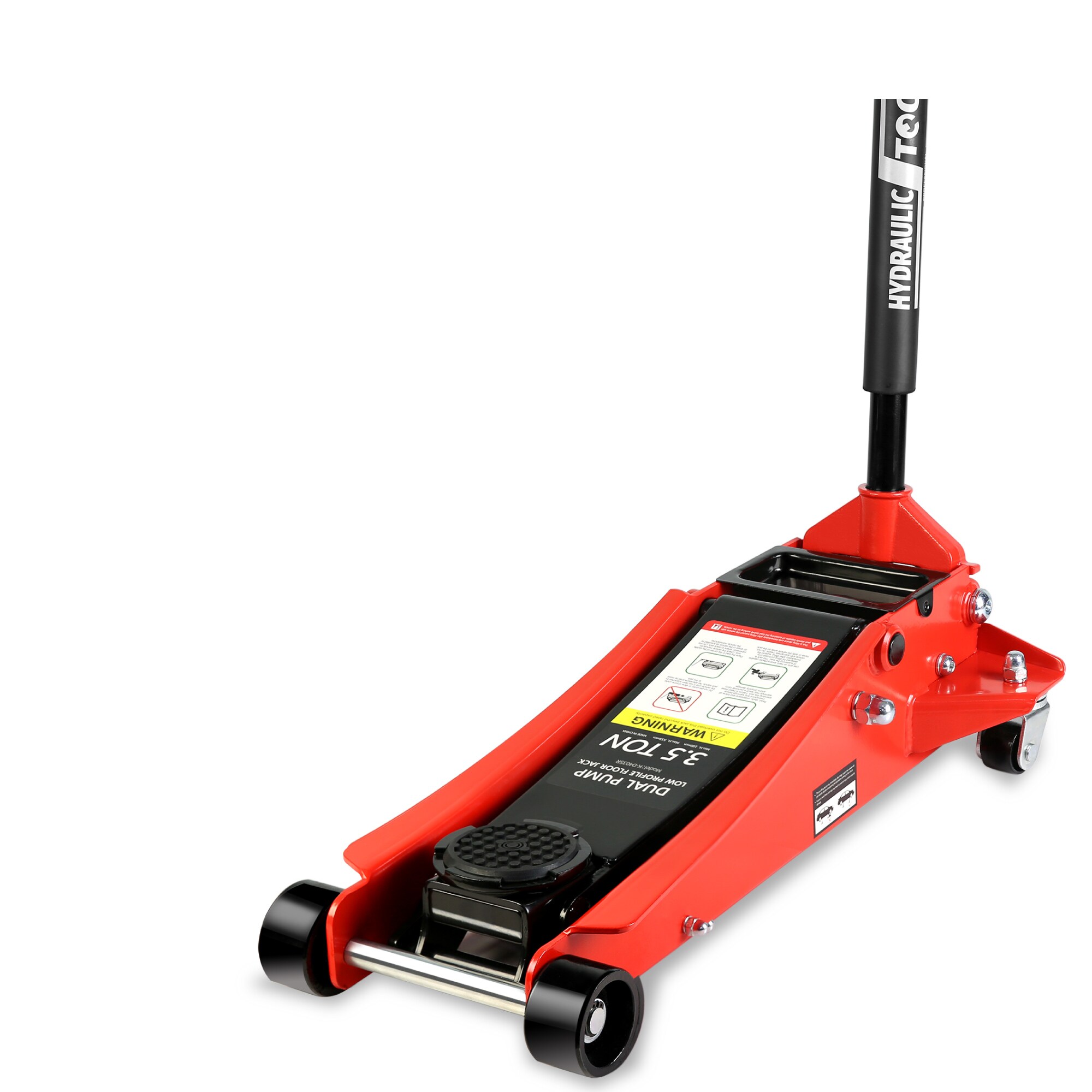 Gaierptone CRXPMMCLAFK Red 3.5-Ton Steel Hydraulic Low profile floor jack