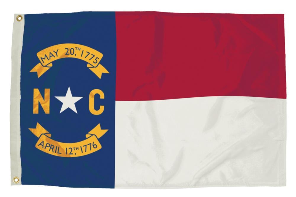 5 Ft W X 3 Ft H State North Carolina Flag In The Decorative Banners Flags Department At Lowes Com