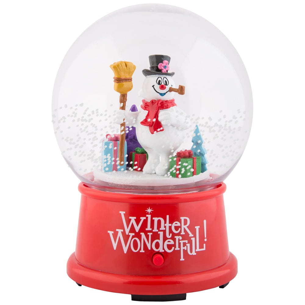 Snowman globe deals