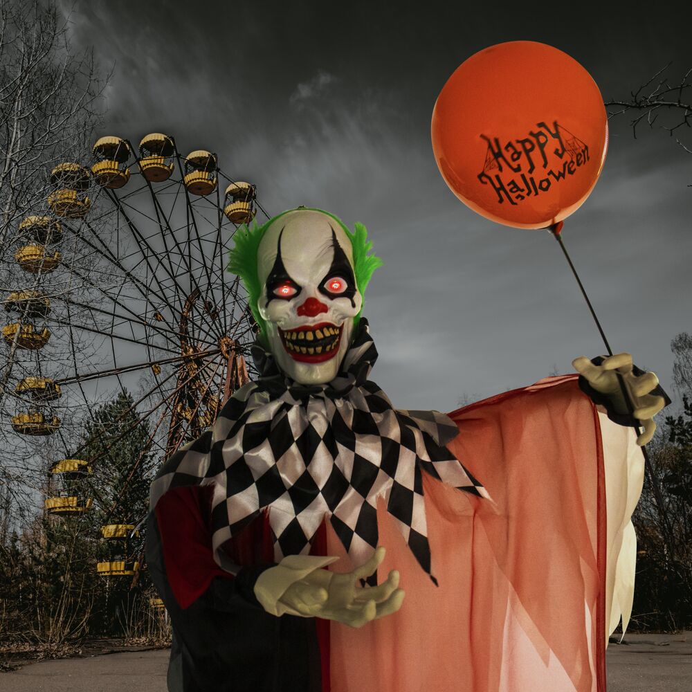Haunted Hill Farm HHCLOWN-7FLSA Halloween-Animatronics - View #13