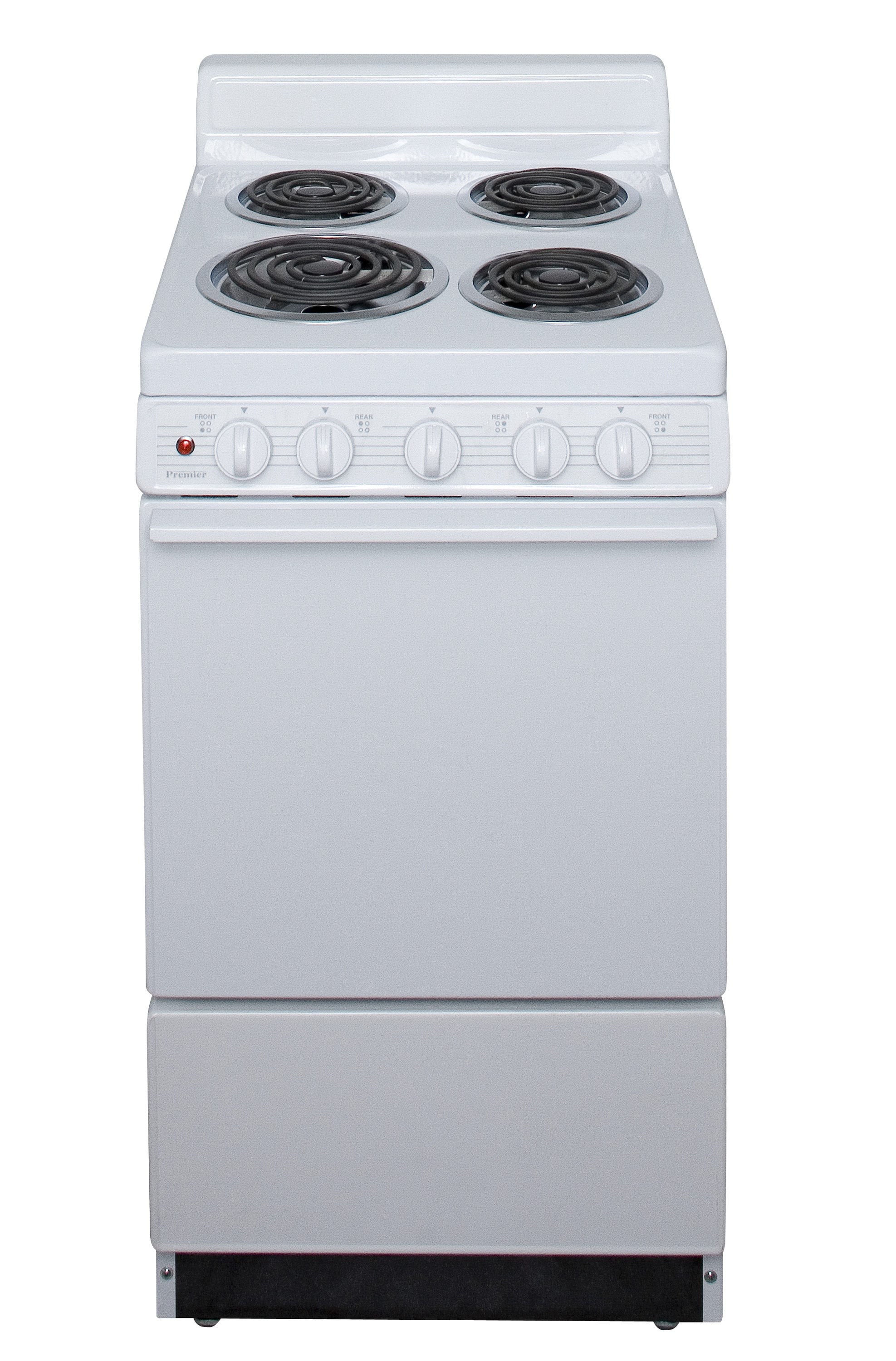Summit 20 in. 2.3 cu. ft. Oven Freestanding Electric Range with 4 Coil  Burners - White