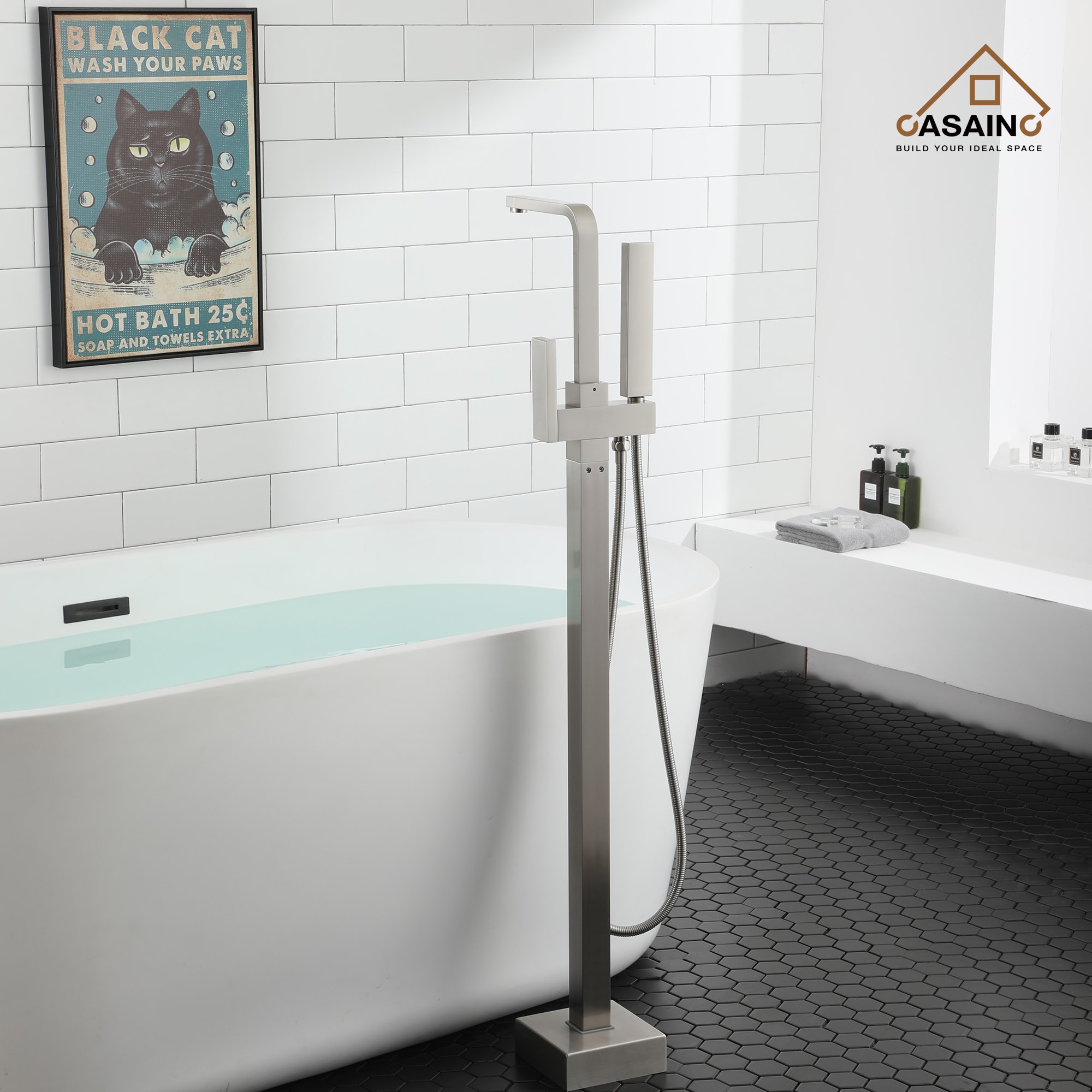 CASAINC TC11-BB Roman-Tub-Faucets - View #2