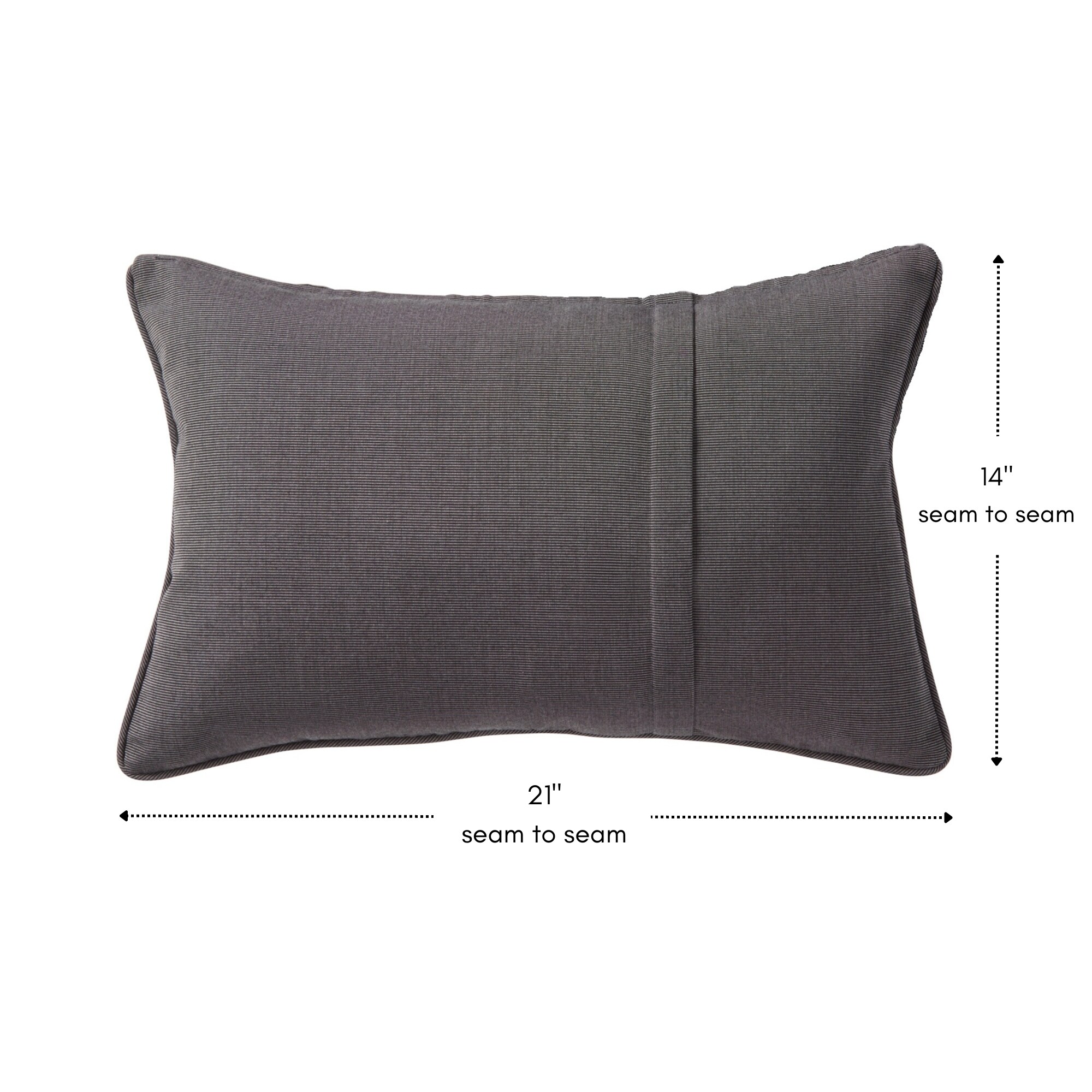 Greendale Home Fashions SP5811S2-COAL Outdoor-Accent-Pillows - View #5