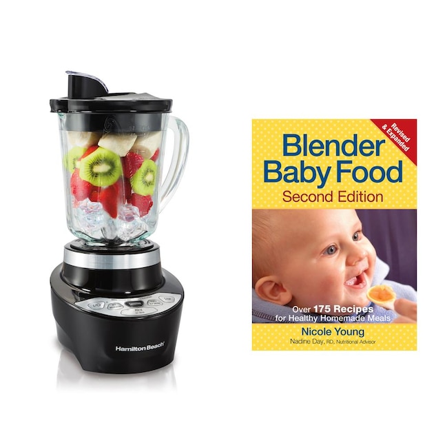 Hamilton Beach Countertop Plug-in Baby Food Maker, Black, 40 oz. Capacity,  Glass Jar, Touch Control in the Baby Food Makers & Bottle Warmers  department at