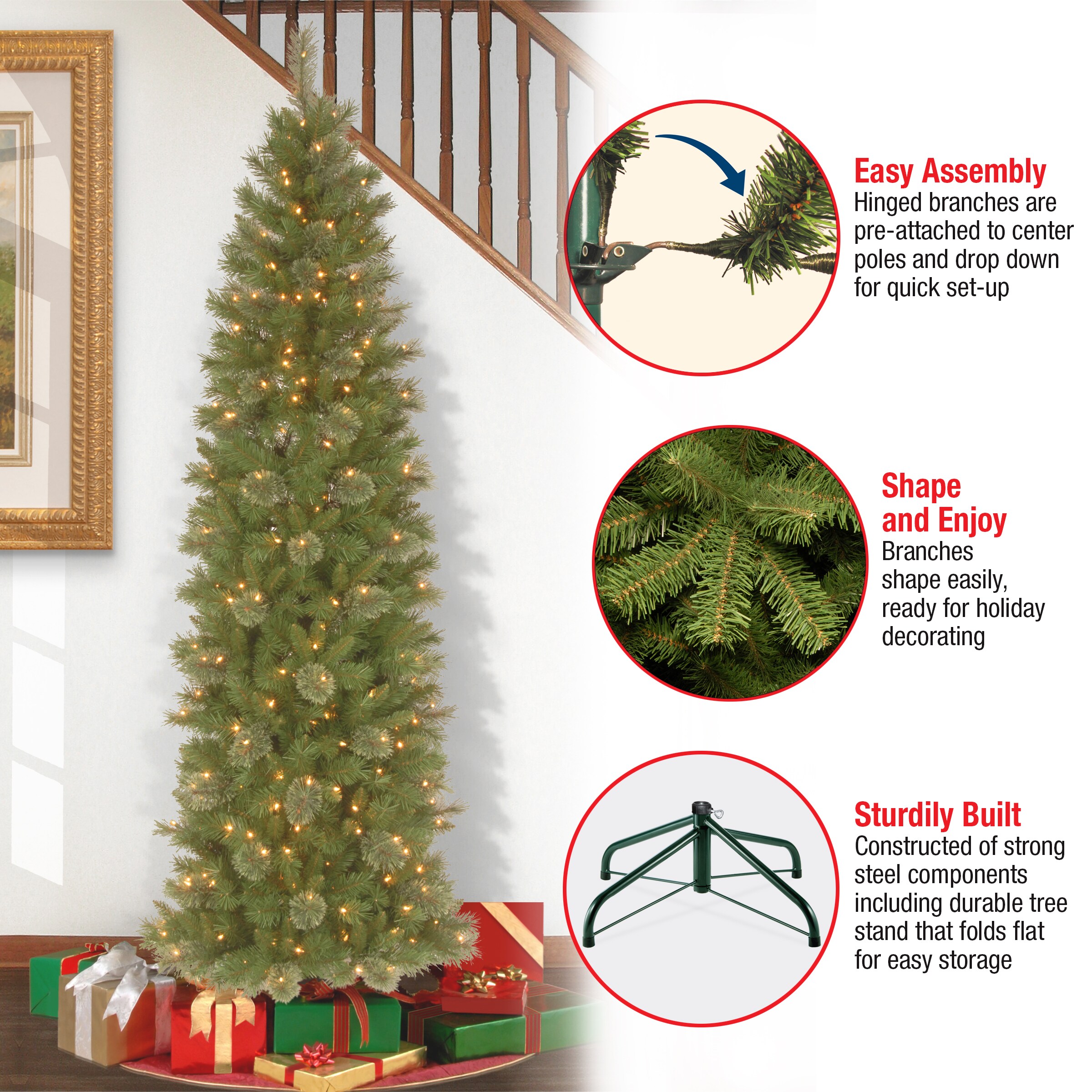 National Tree Company TAP7-311-75 Artificial-Christmas-Trees - View #7