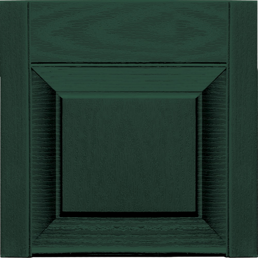 Vantage V0971411122 14.875-in x 12-in Midnight Green Vinyl Transom Shutter Top Set