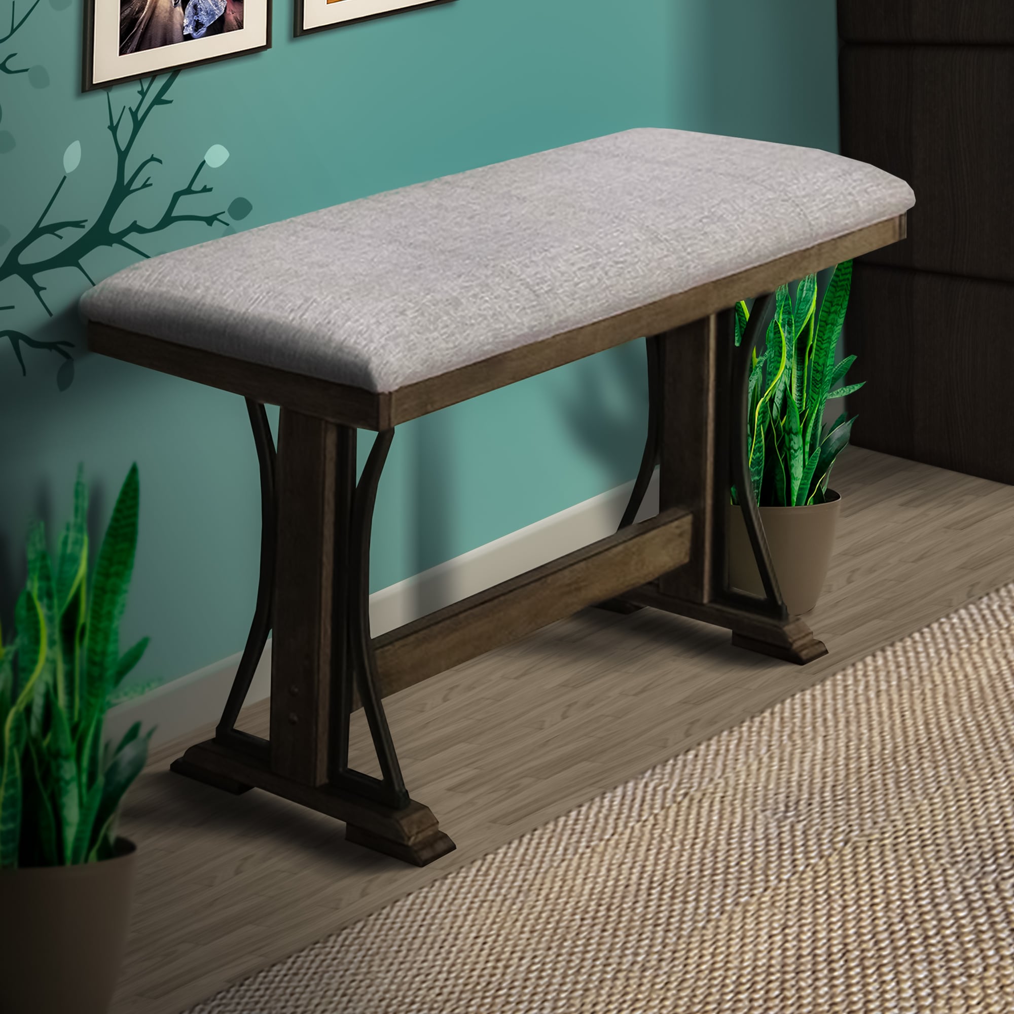 Benzara BM215472 bench - View #6