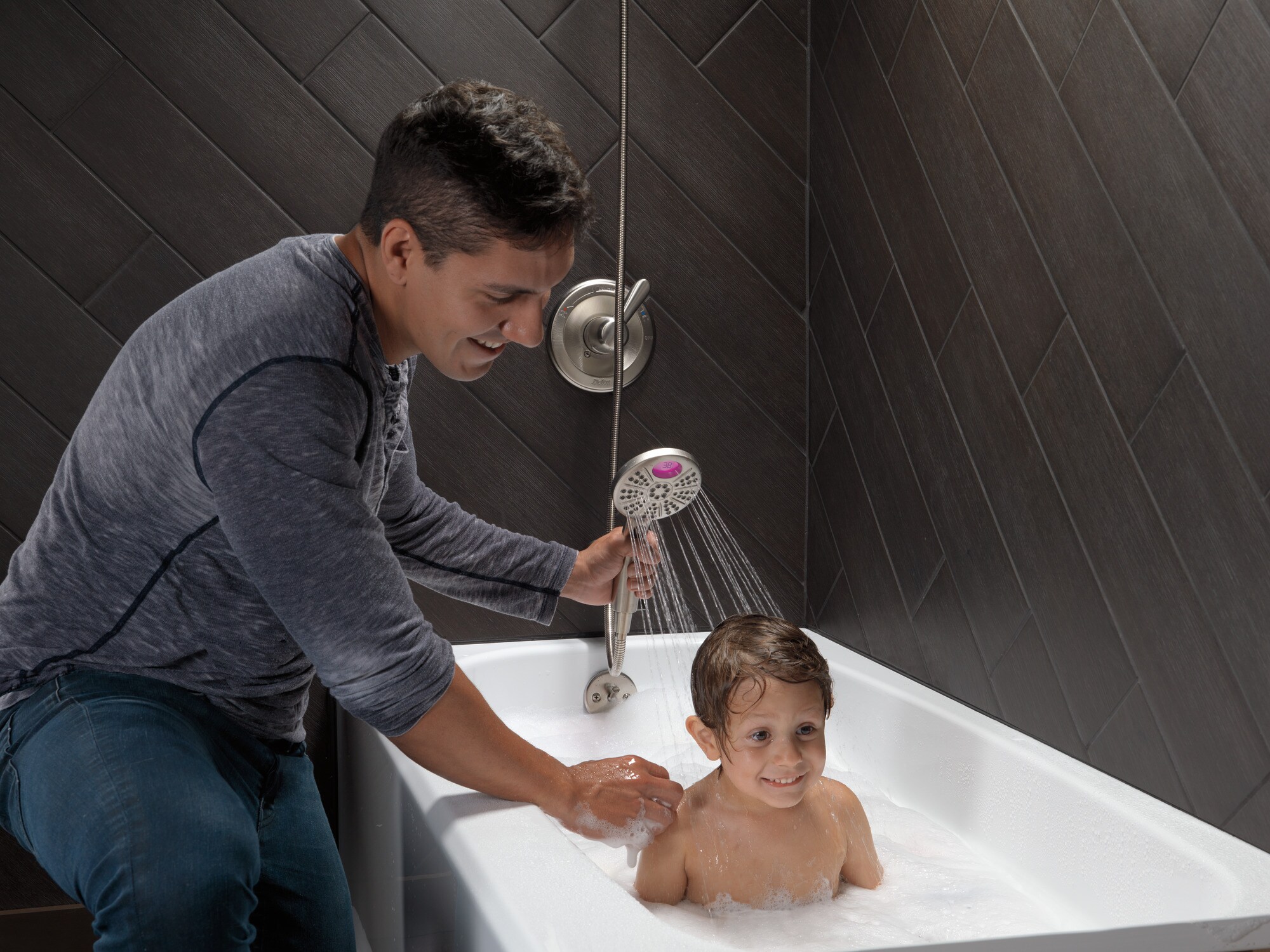 Delta T14038-RB Bath-Shower-Facc - View #7