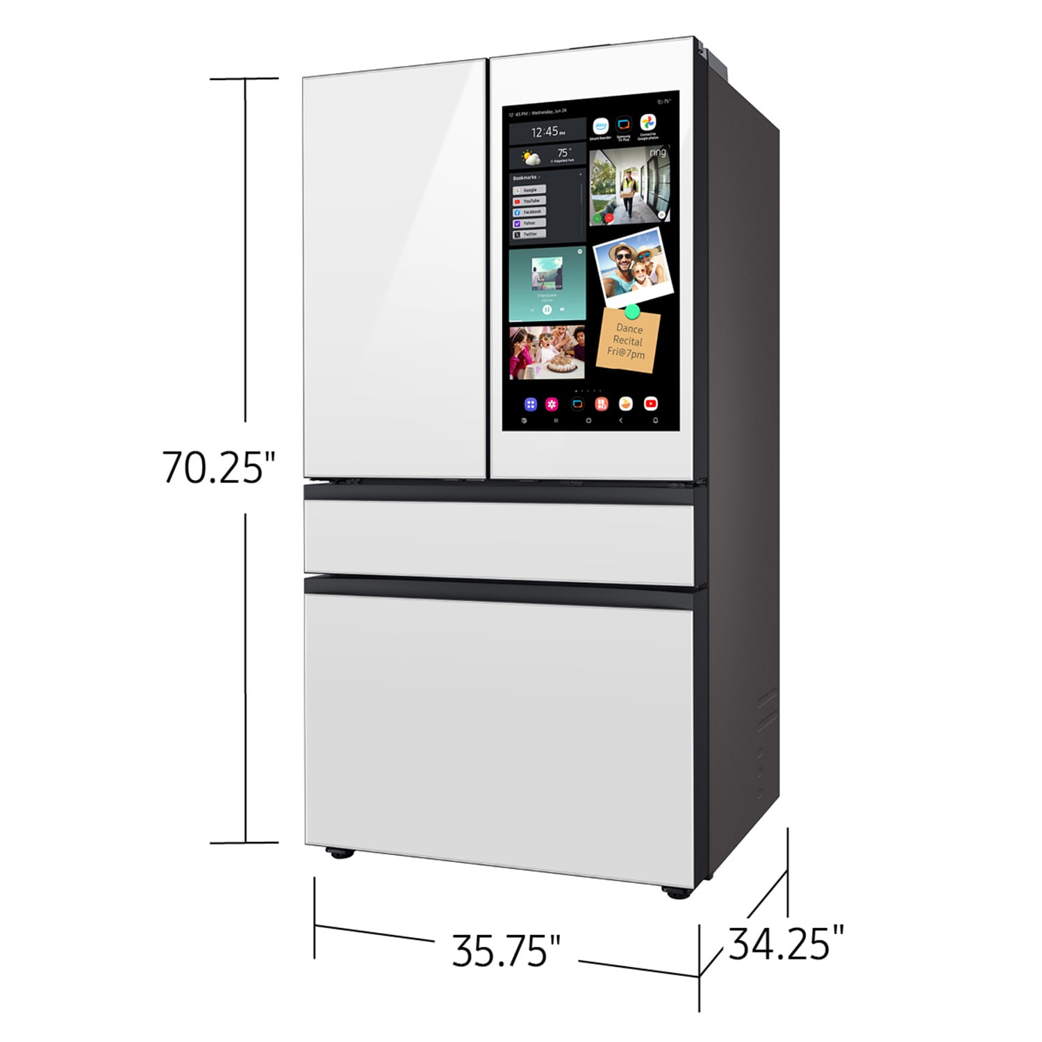 Samsung RF90F29AEW French-Door-Refrigerators - View #7