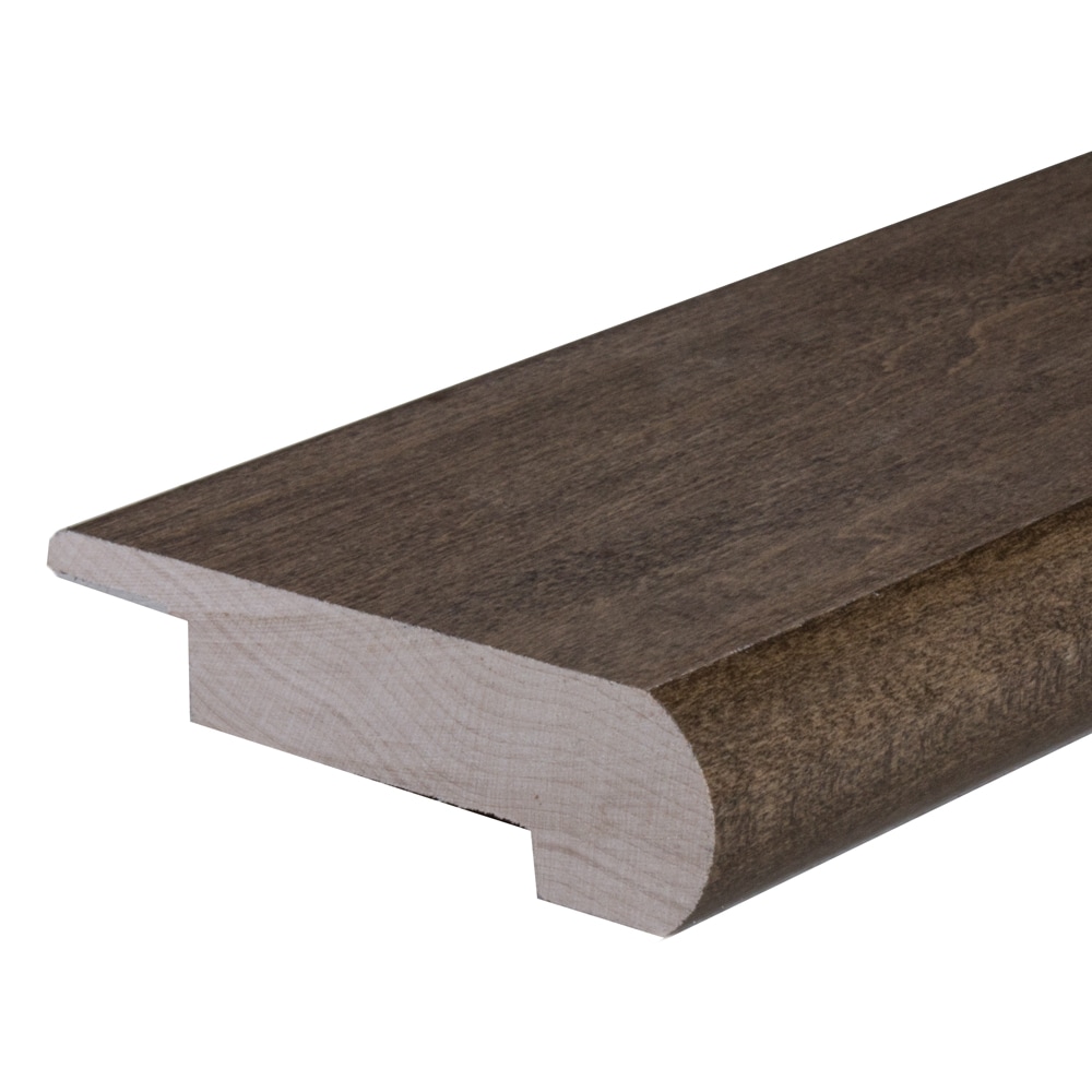 Flexco 838044 Solid Wood Stair Nose 2.75-in x 78-in x 0.75-in Bison Ridge Prefinished Wood Maple Overlap Stair Nosing