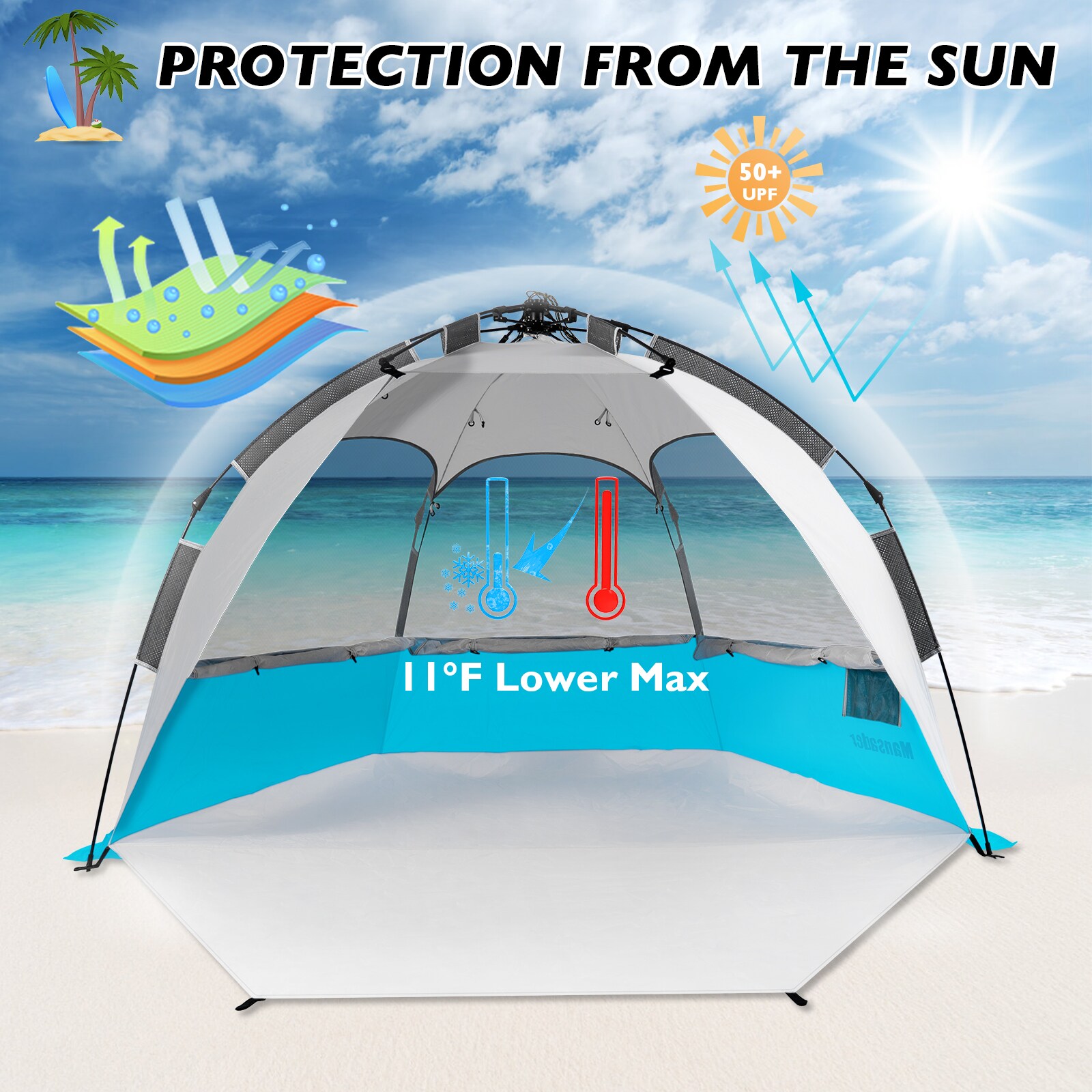 GARSING MAN-BSA-5-6P-GLB tents - View #4