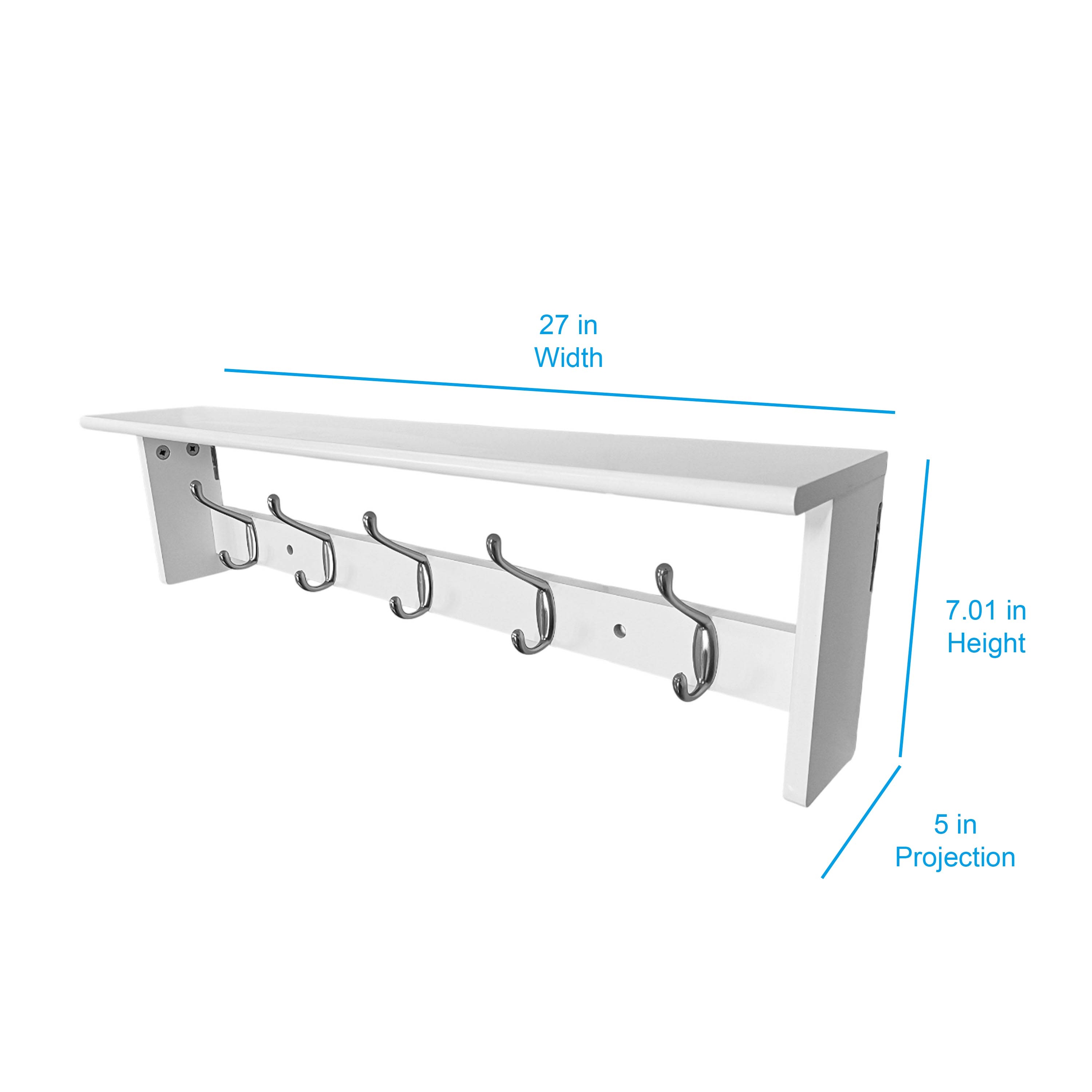 allen + roth 46521BNBLG Decorative-Wall-Hooks - View #3
