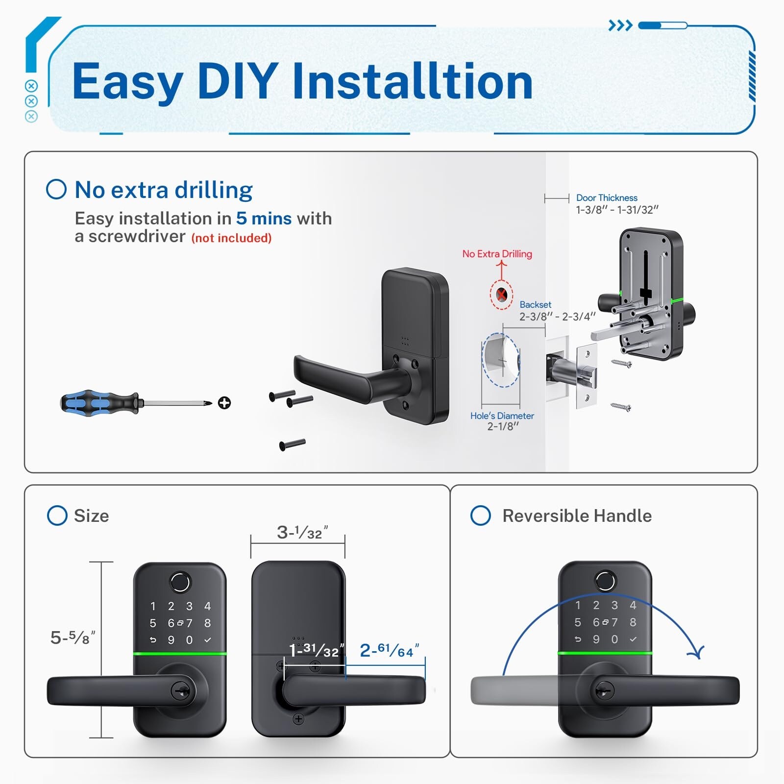 Etokfoks LET1FSBV7 Electronic-Door-Locks - View #6