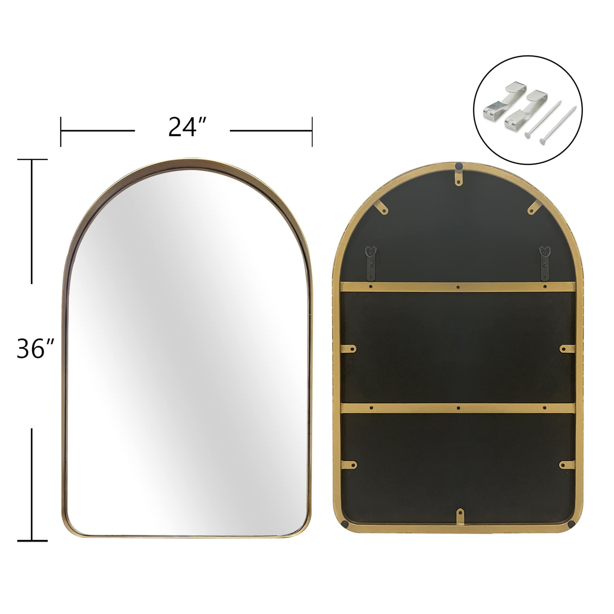 Clavie YS-24362-AGD Decor-Mirrors - View #7